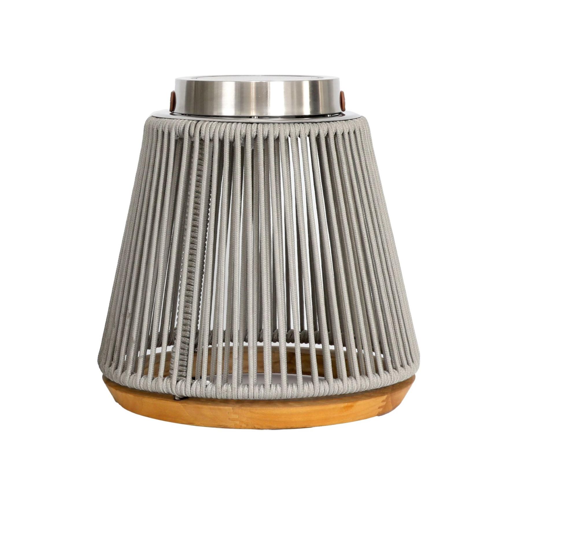 Product photograph of Maze Athena Light Grey Aluminium Small Solar Light from Choice Furniture Superstore.