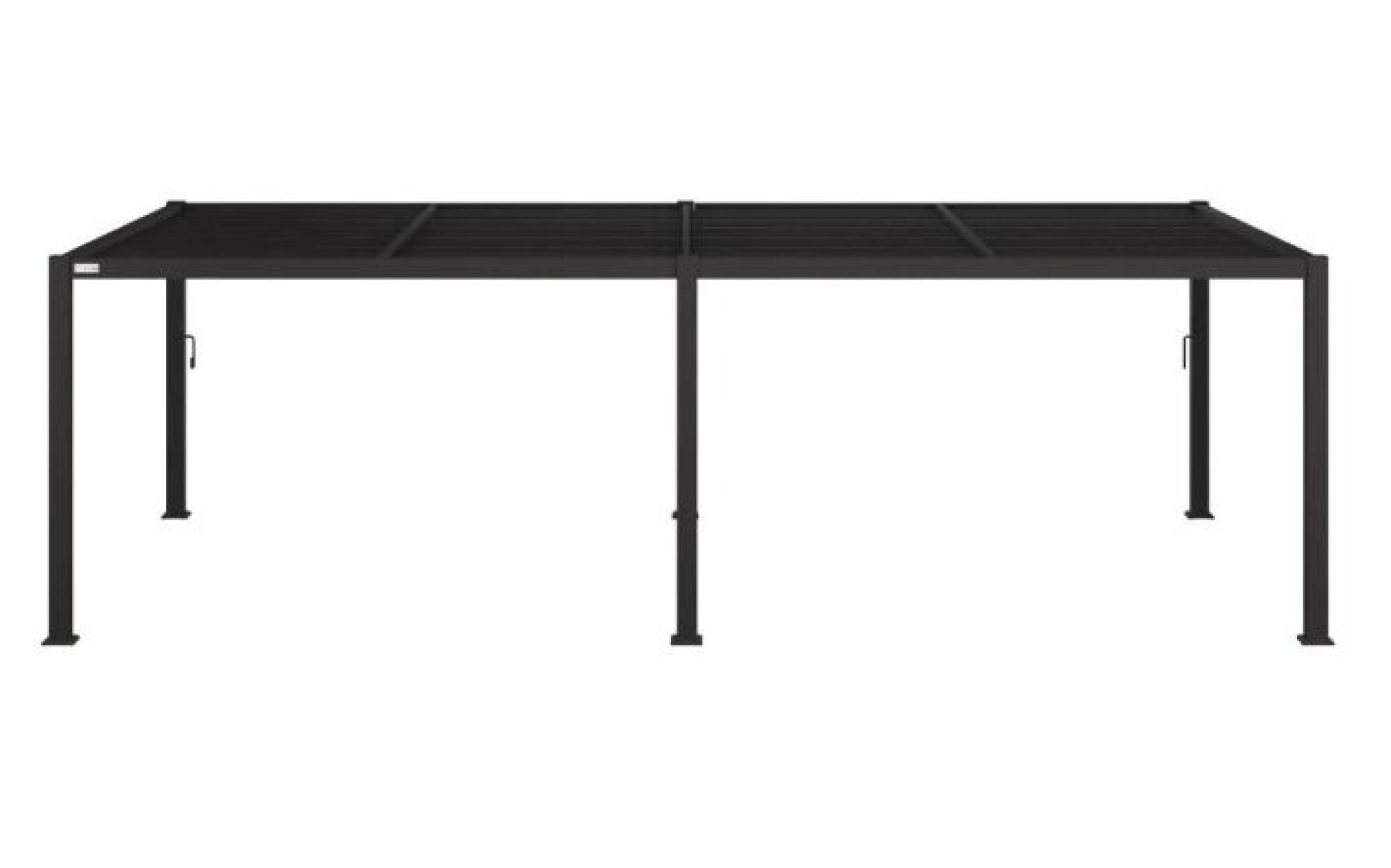 Product photograph of Maze Como Grey Aluminium Pergola Frame from Choice Furniture Superstore.