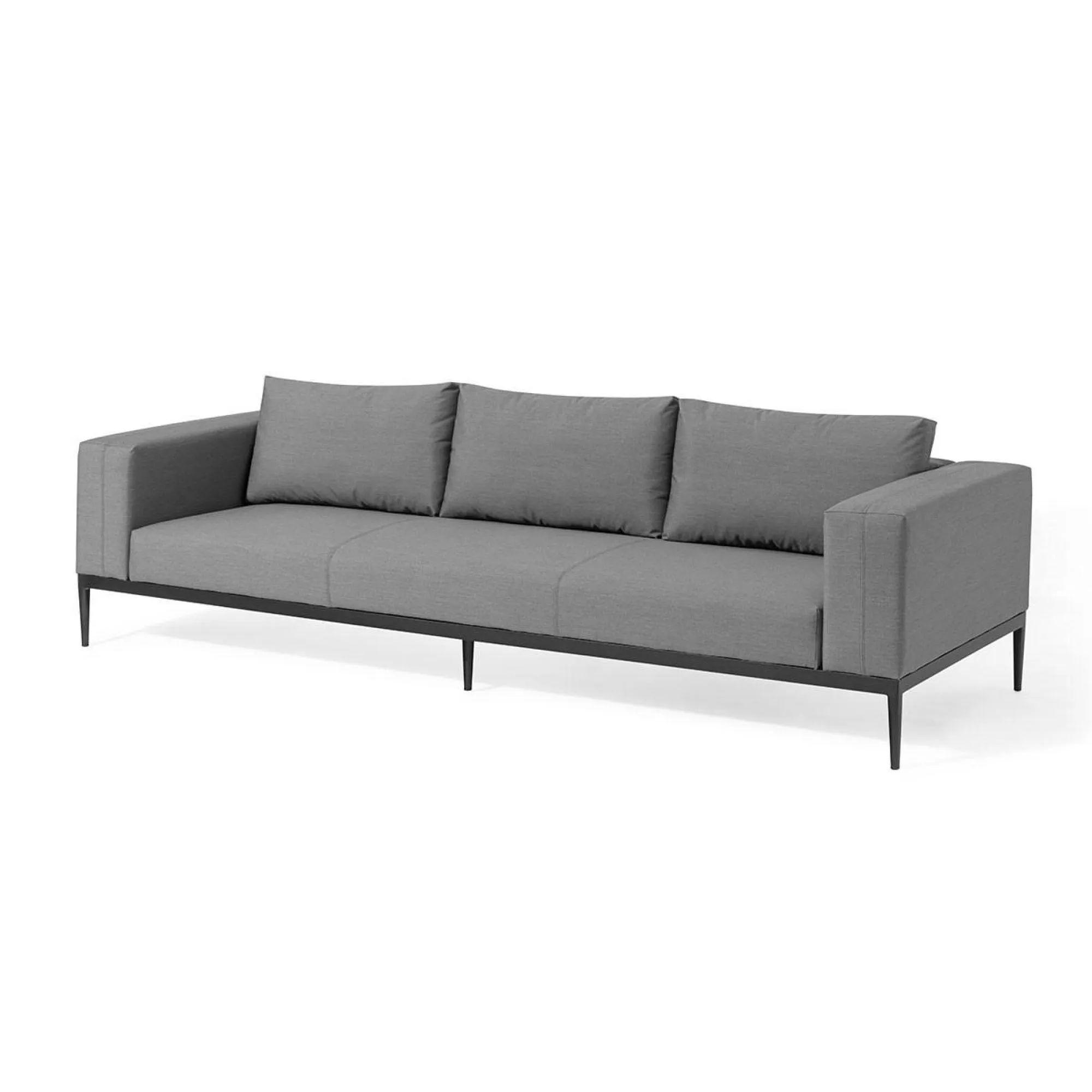 Product photograph of Maze Eve Flanelle Fabric 3 Seater Sofa Set With 2 Armchairs And Table from Choice Furniture Superstore.