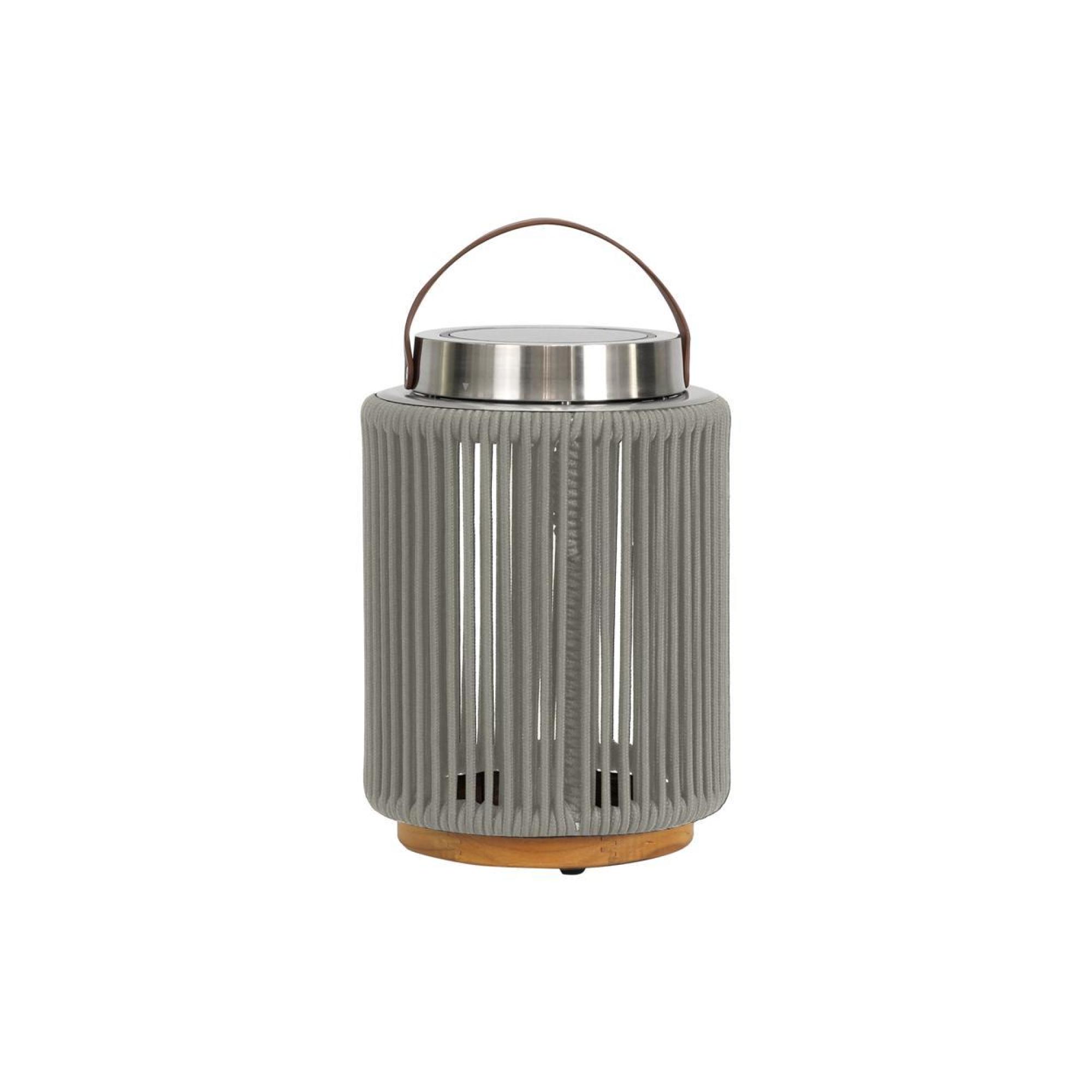 Product photograph of Maze Luna Light Grey Aluminium Small Solar Light from Choice Furniture Superstore.