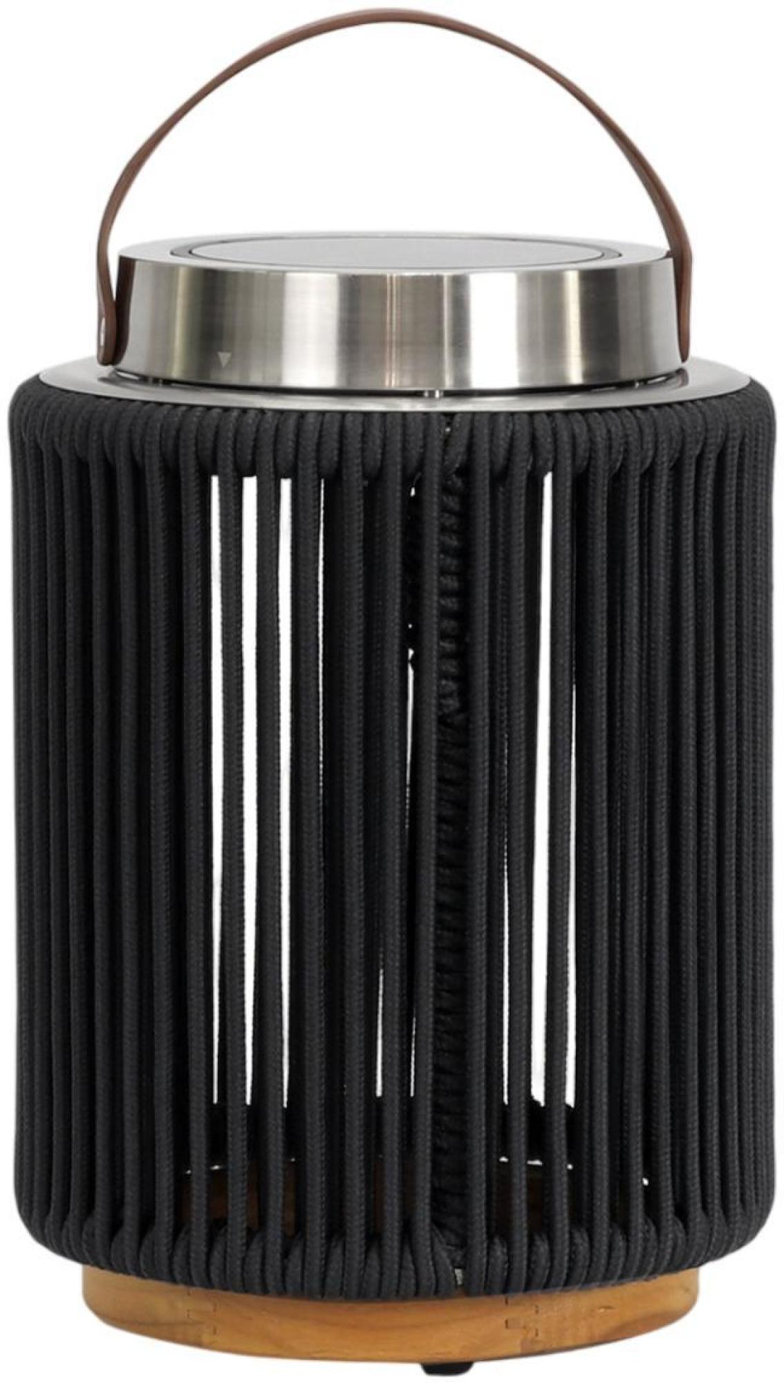 Product photograph of Maze Luna Charcoal Aluminium Small Solar Light from Choice Furniture Superstore.