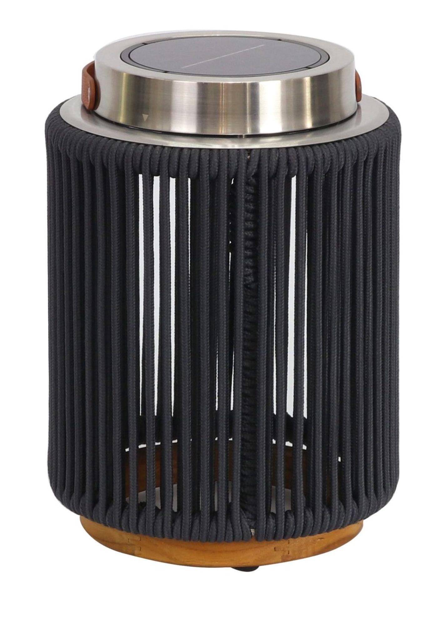 Product photograph of Maze Luna Charcoal Aluminium Small Solar Light from Choice Furniture Superstore.