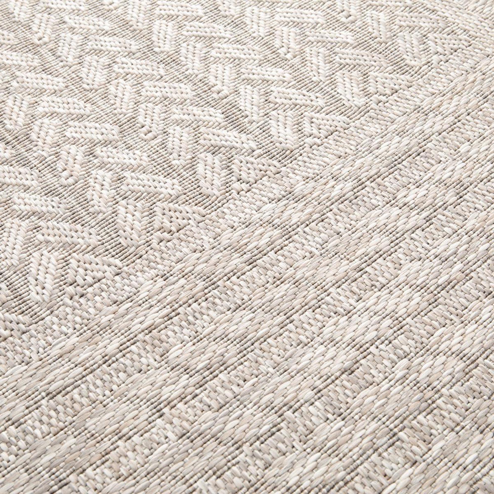 Product photograph of Maze Alfresco Silver Outdoor Rug from Choice Furniture Superstore.