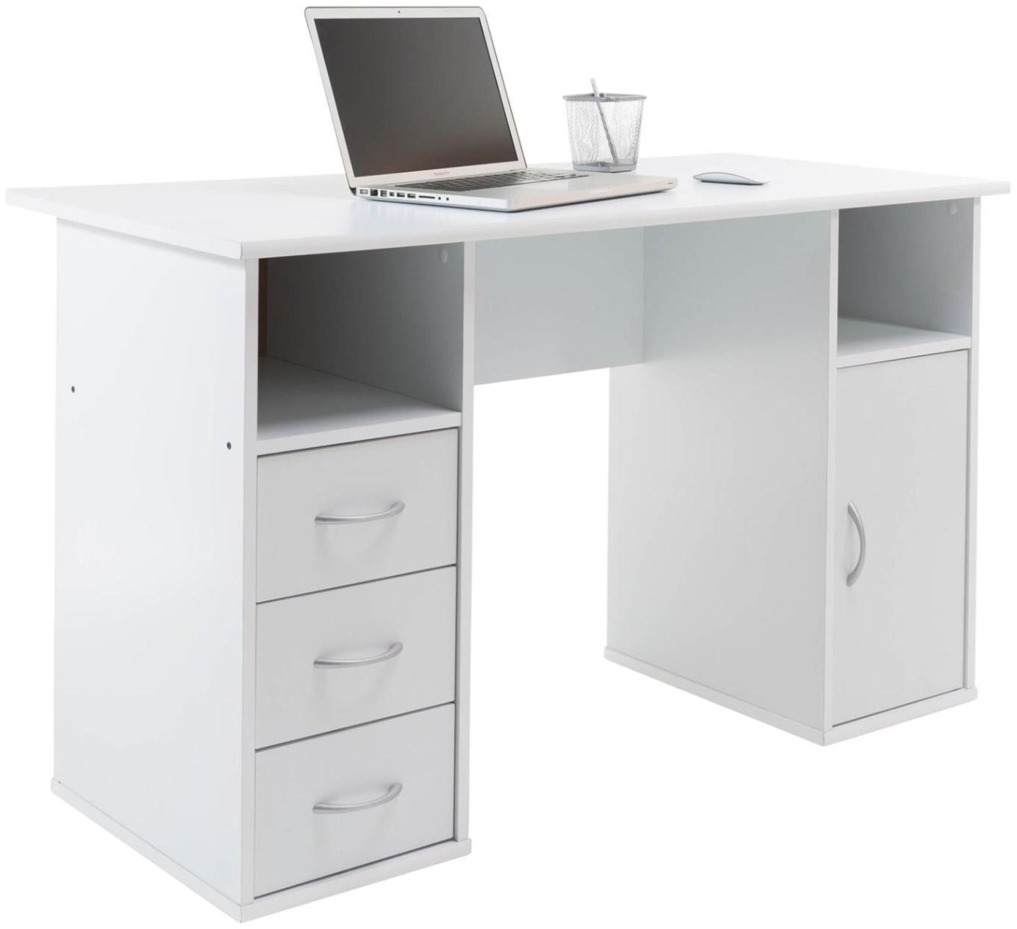 Product photograph of Alphason Maryland White Computer Desk - Aw12010whi from Choice Furniture Superstore.