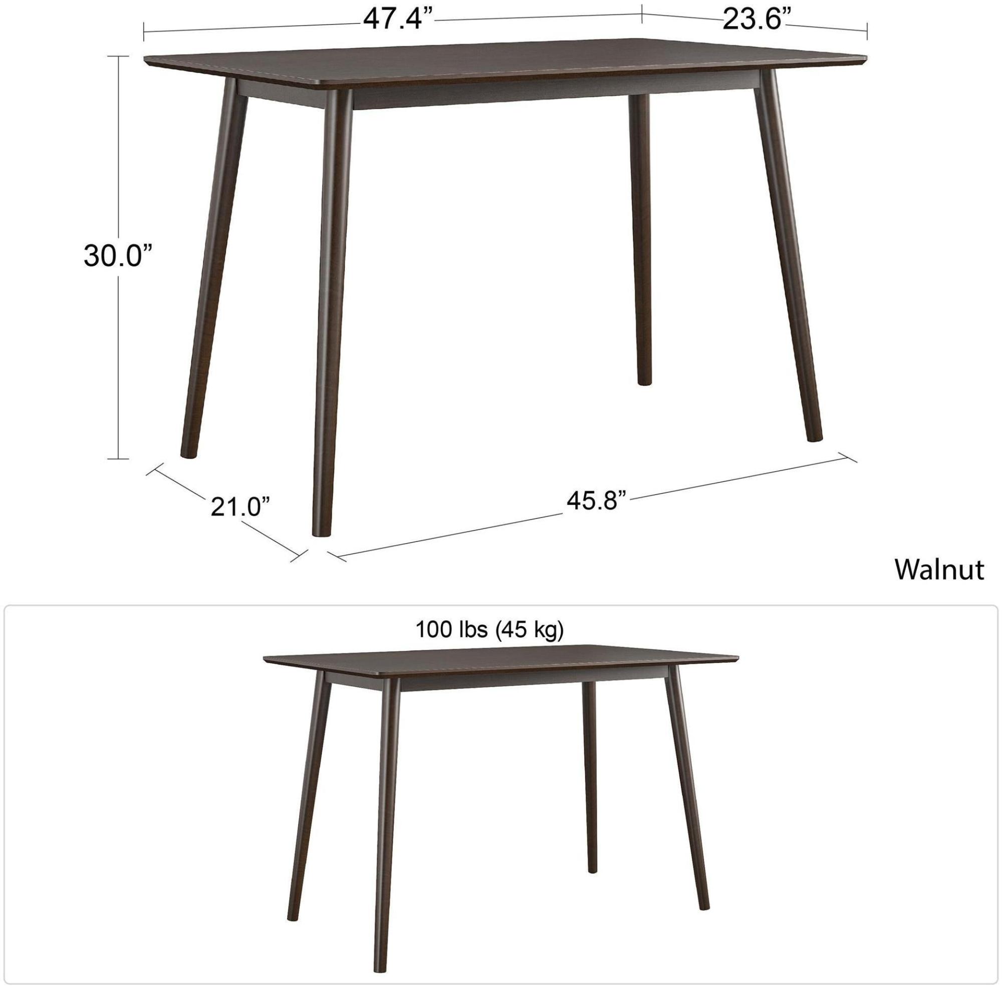 Product photograph of Alphason Novogratz Brittany Walnut Home Office Study Desk - 4524801comnuk from Choice Furniture Superstore.