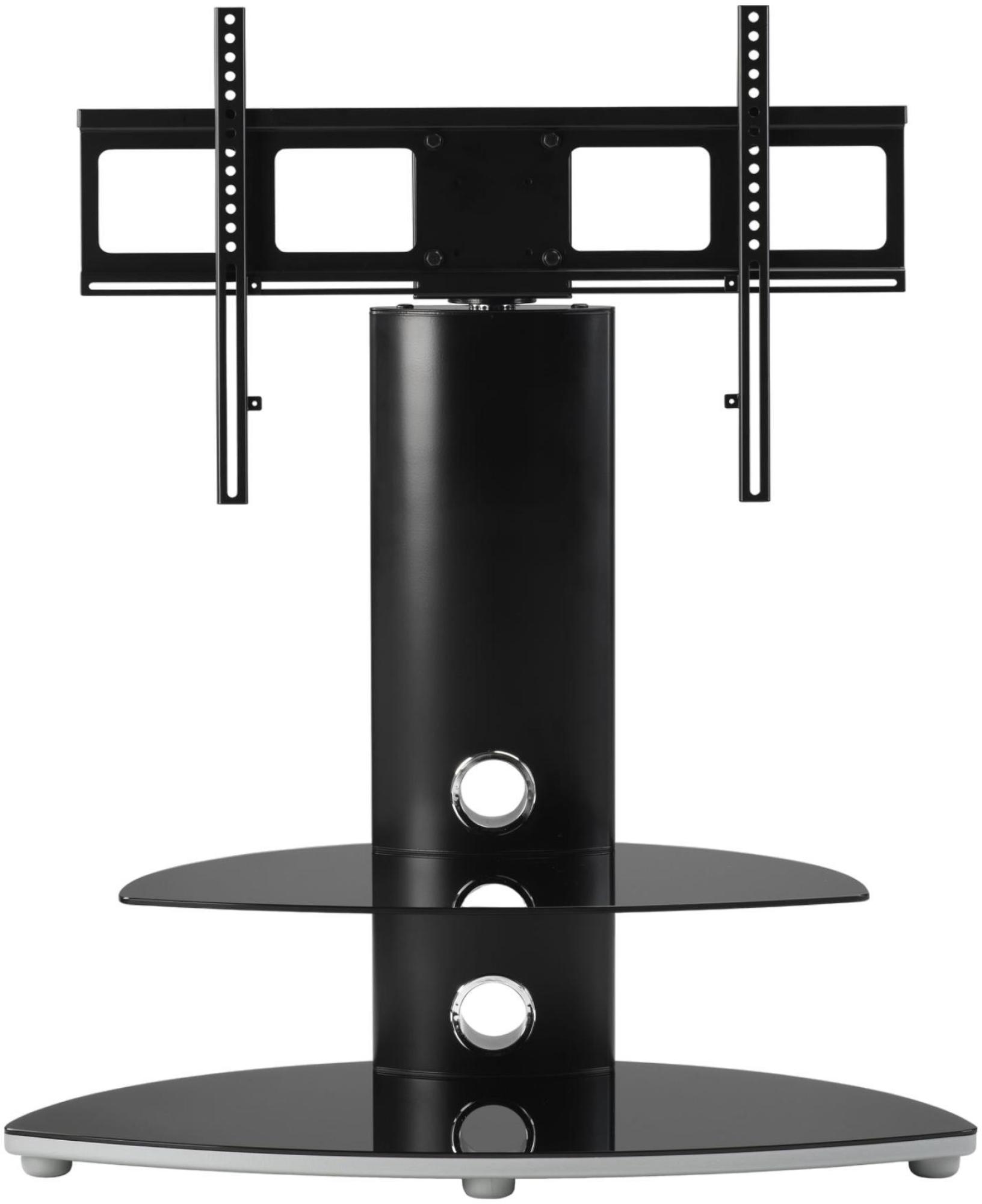 Product photograph of Alphason Osmium Black Tv Bracketed Stand from Choice Furniture Superstore.