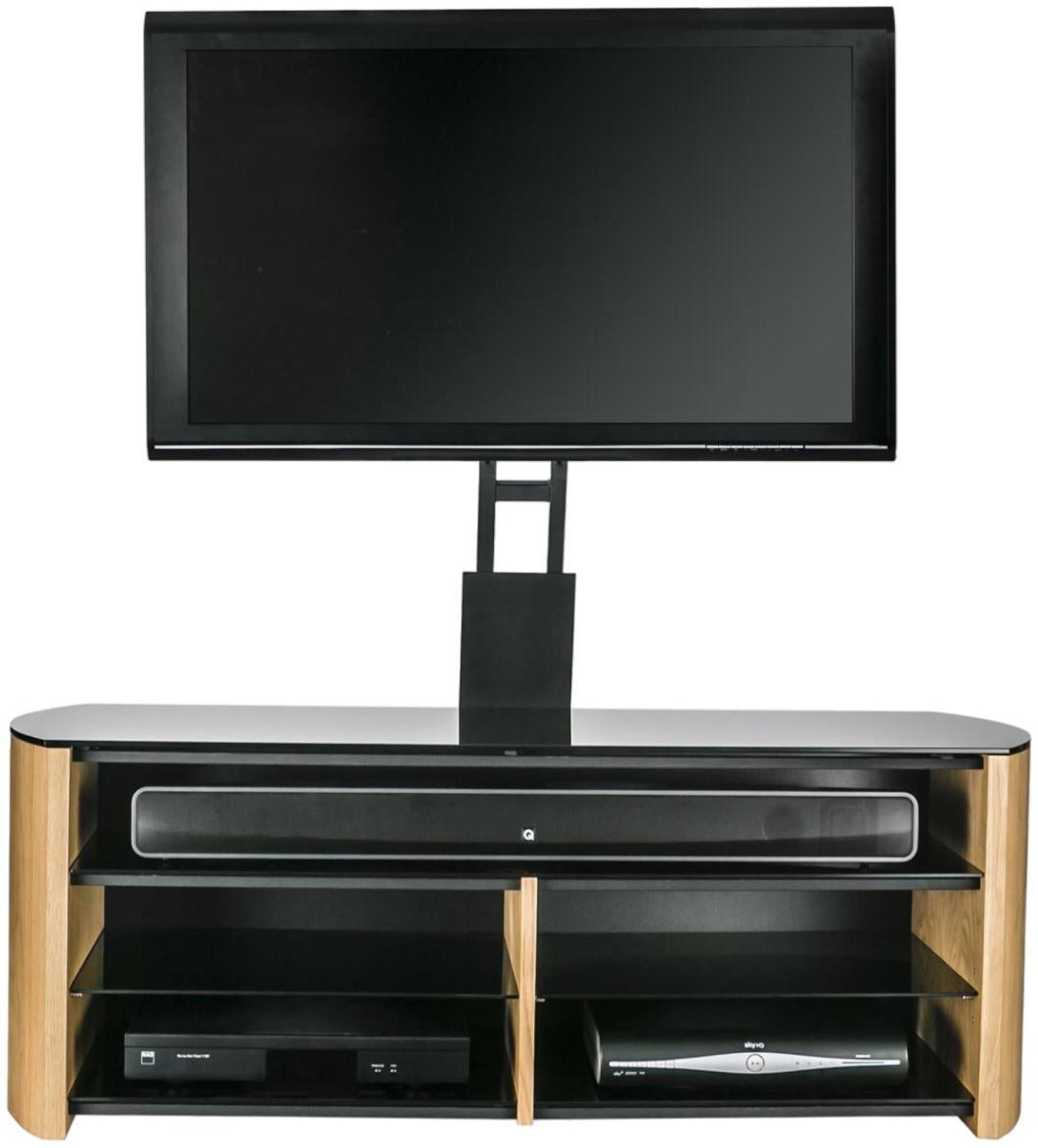 Product photograph of Alphason Unifit Cantilever Black Steel Tv Bracket from Choice Furniture Superstore.