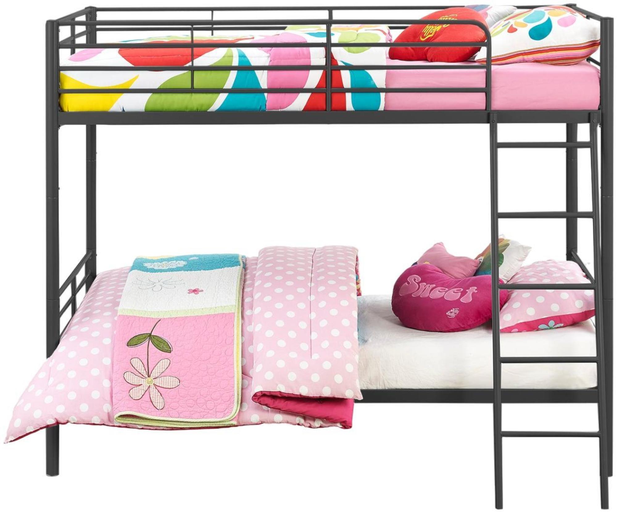 Product photograph of Alphason Convertible Single Over Single Bunk Bed In Black - 4035157uk from Choice Furniture Superstore.