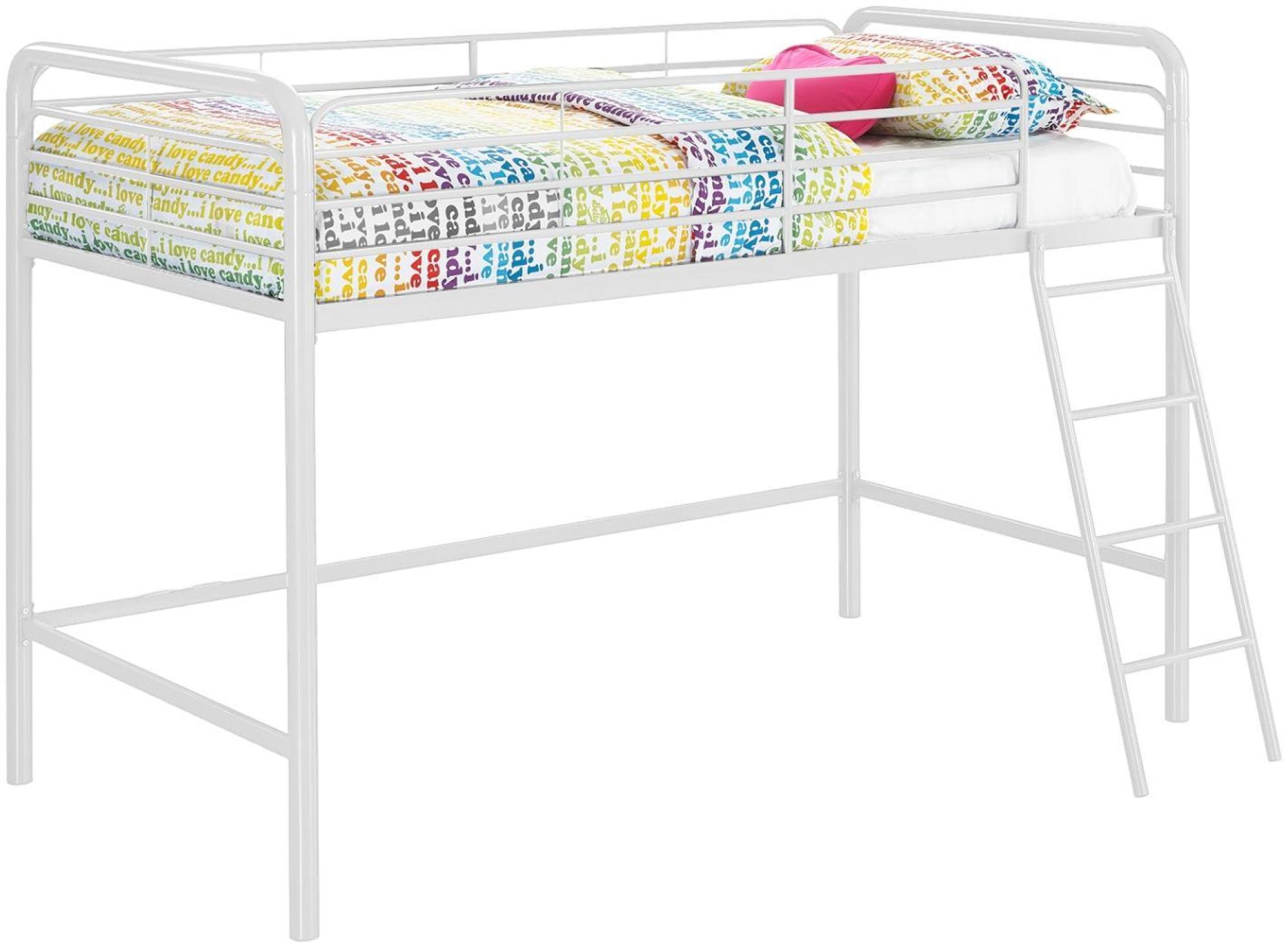 Product photograph of Alphason Single Midsleeper Bunk Bed In White - 4036128uk from Choice Furniture Superstore.