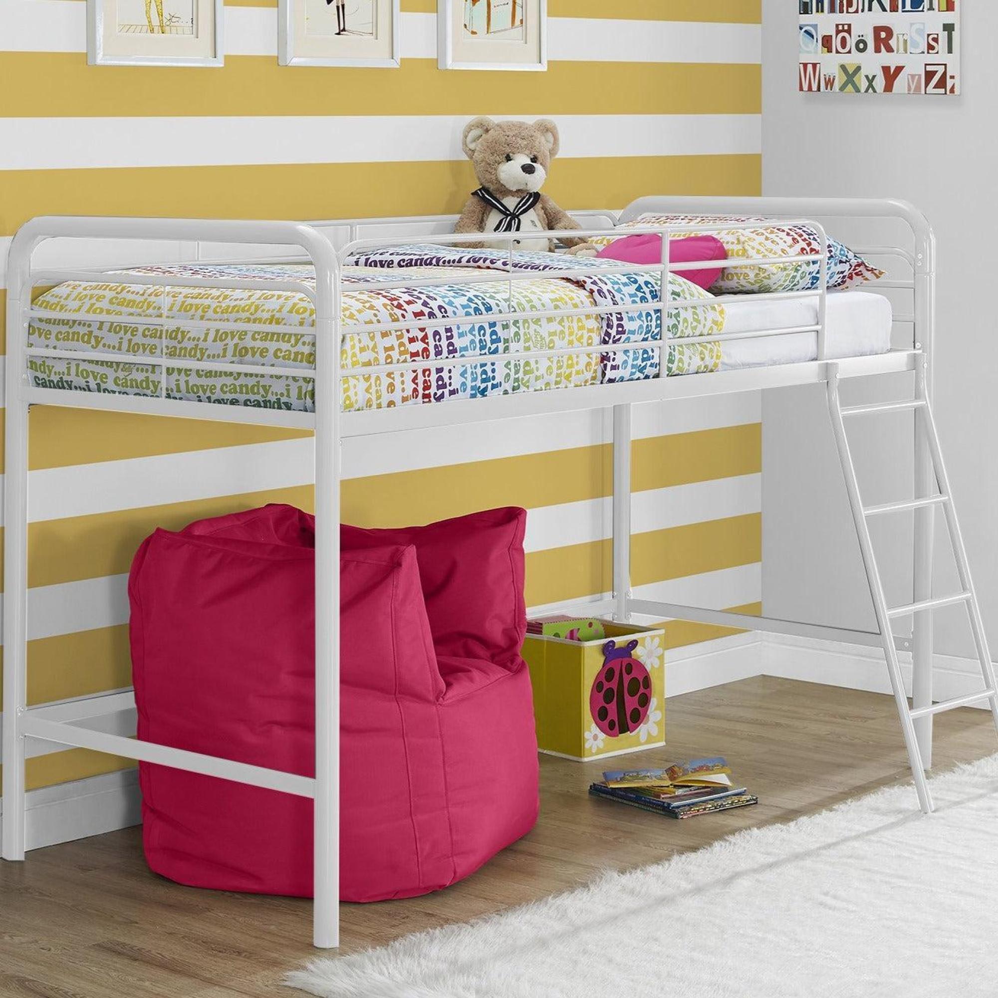 Product photograph of Alphason Single Midsleeper Bunk Bed In White - 4036128uk from Choice Furniture Superstore.