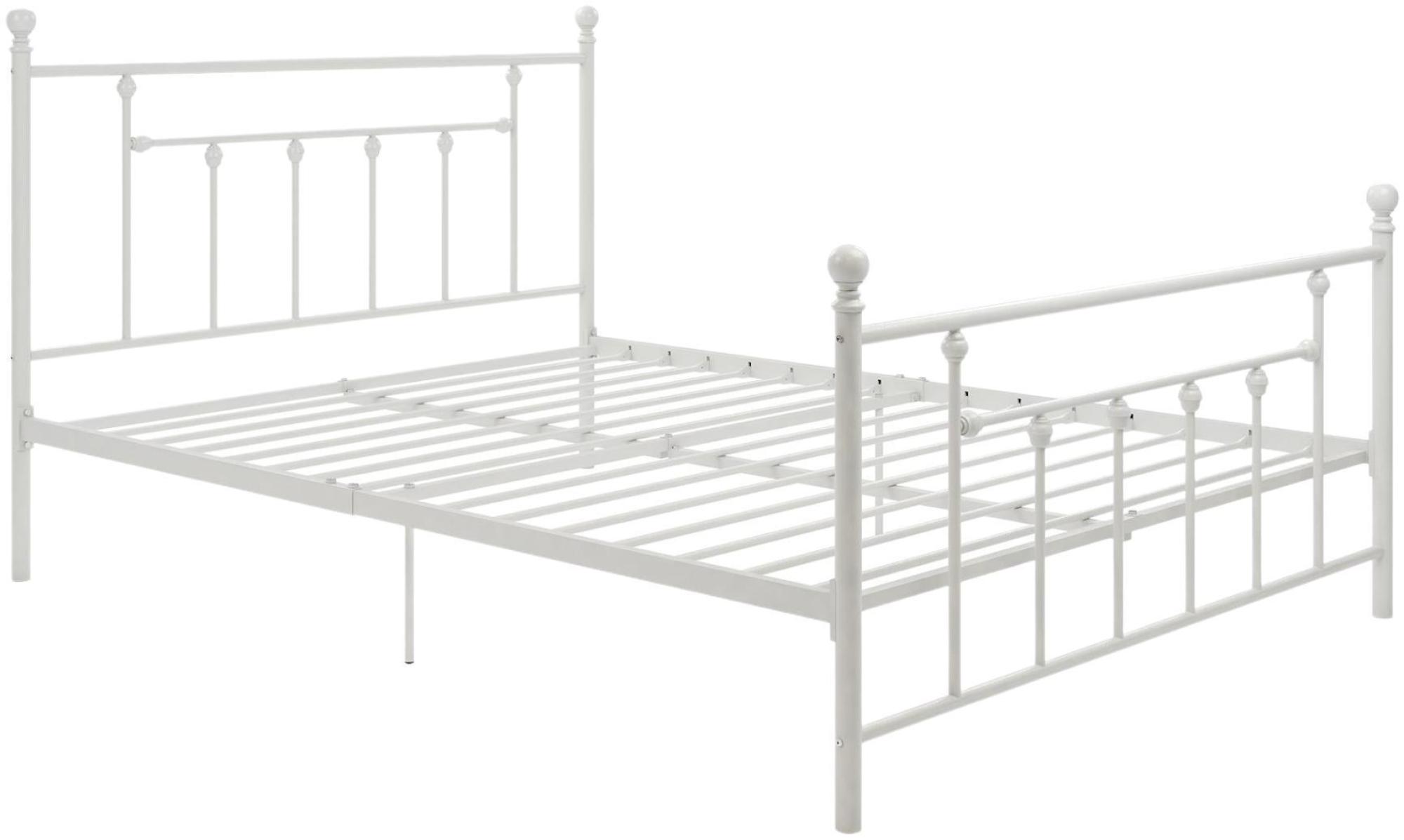 Product photograph of Alphason Manila White Metal Bed - Sizes Available - 3236198uk from Choice Furniture Superstore.