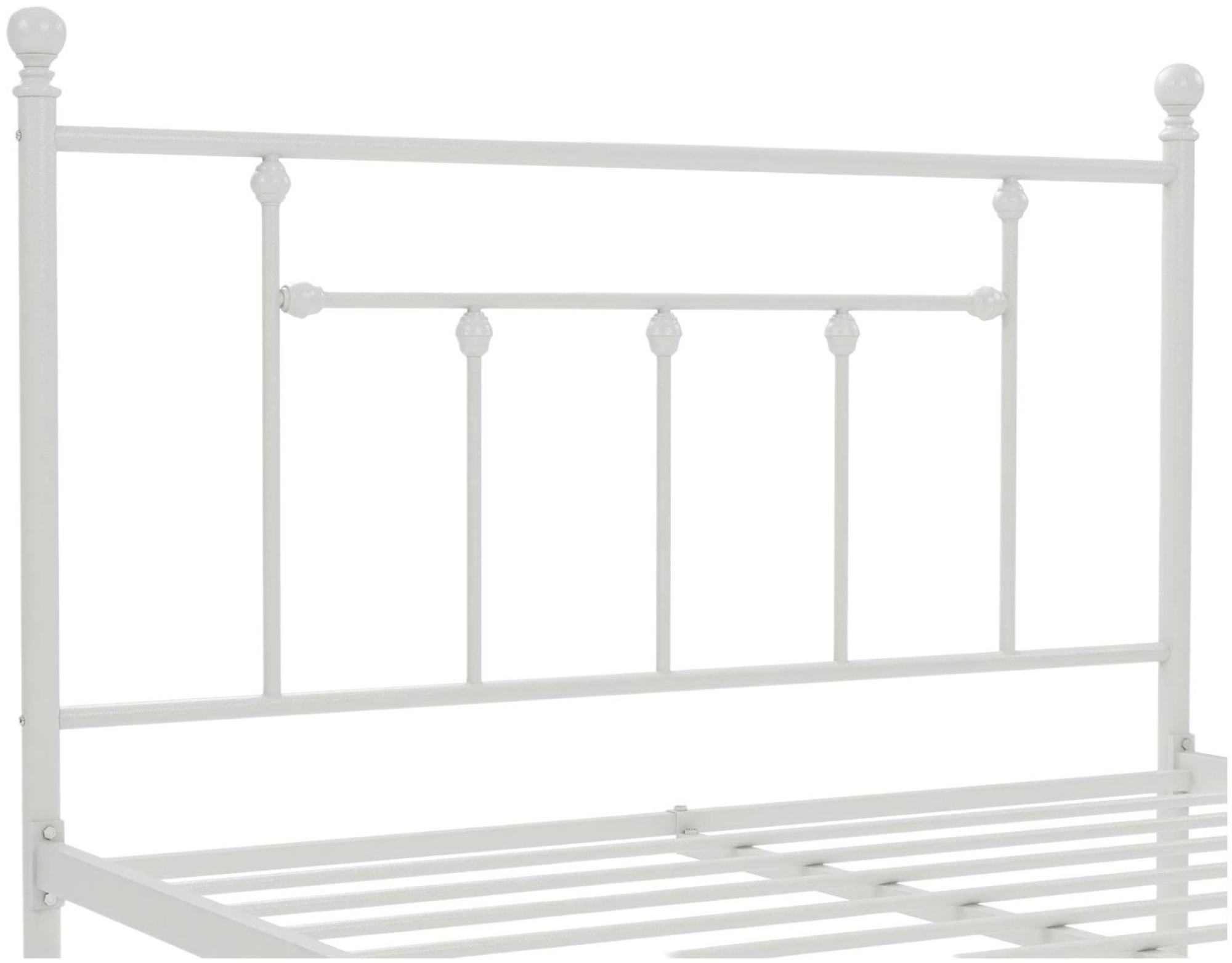 Product photograph of Alphason Manila White Metal Bed - Sizes Available - 3236198uk from Choice Furniture Superstore.