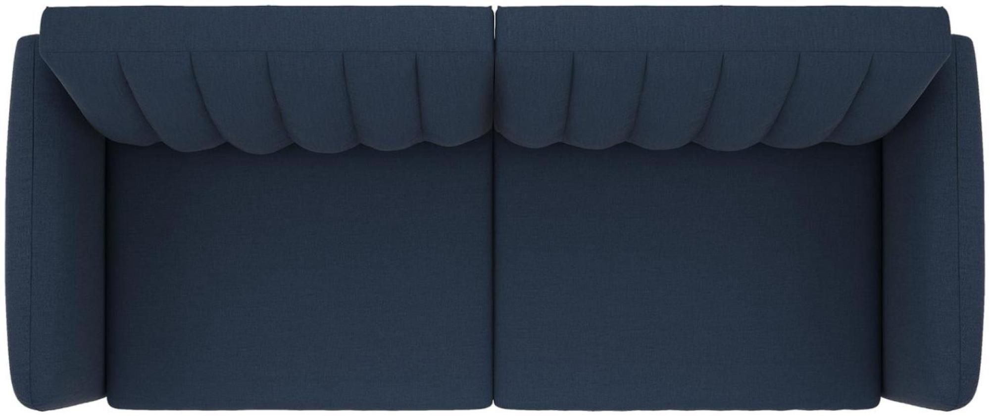 Product photograph of Alphason Novogratz Brittany Navy Linen Futon Sofa Bed - 2115629nuk from Choice Furniture Superstore.