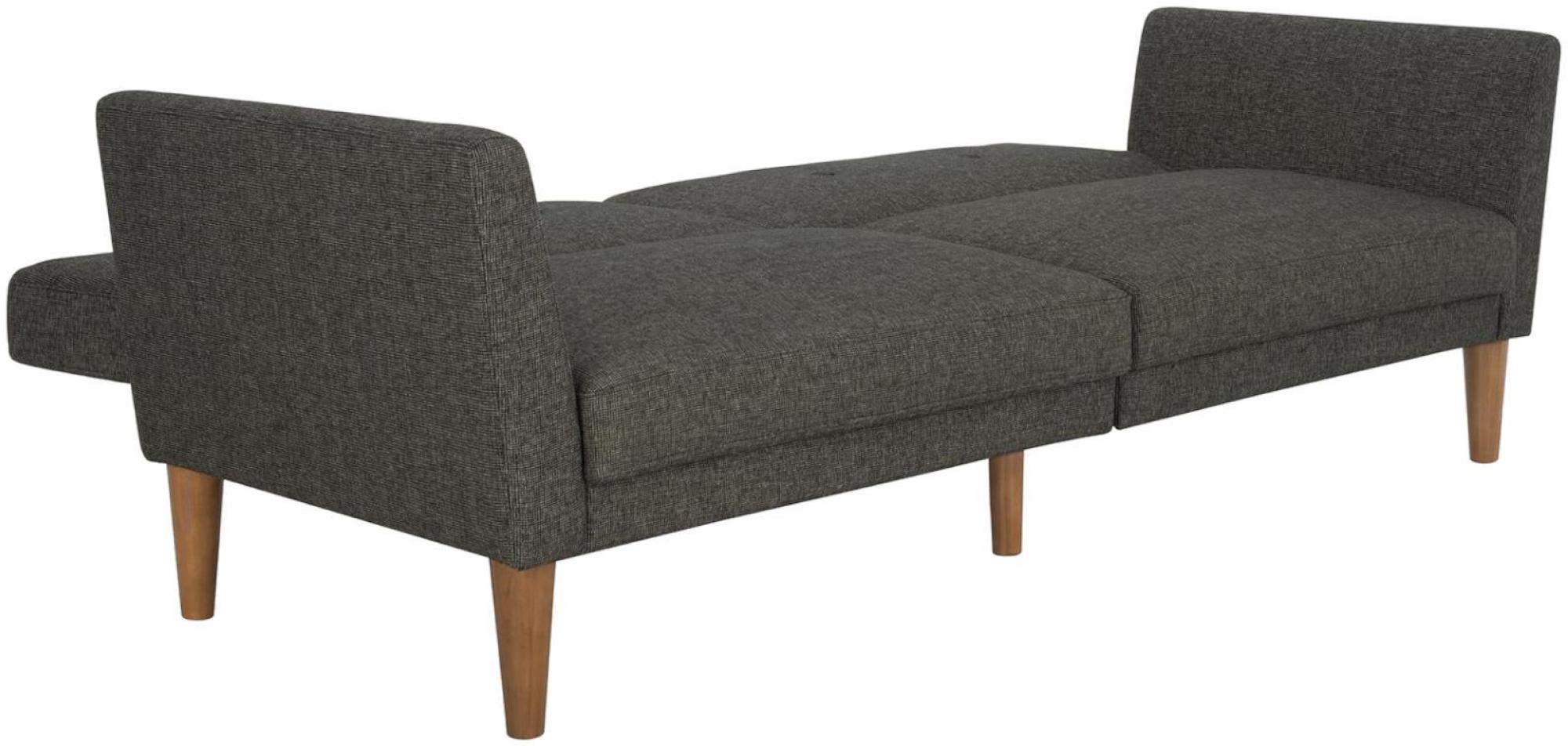 Product photograph of Alphason Novogratz Regal Grey Linen Futon Sofa Bed - 2180429nuk from Choice Furniture Superstore.