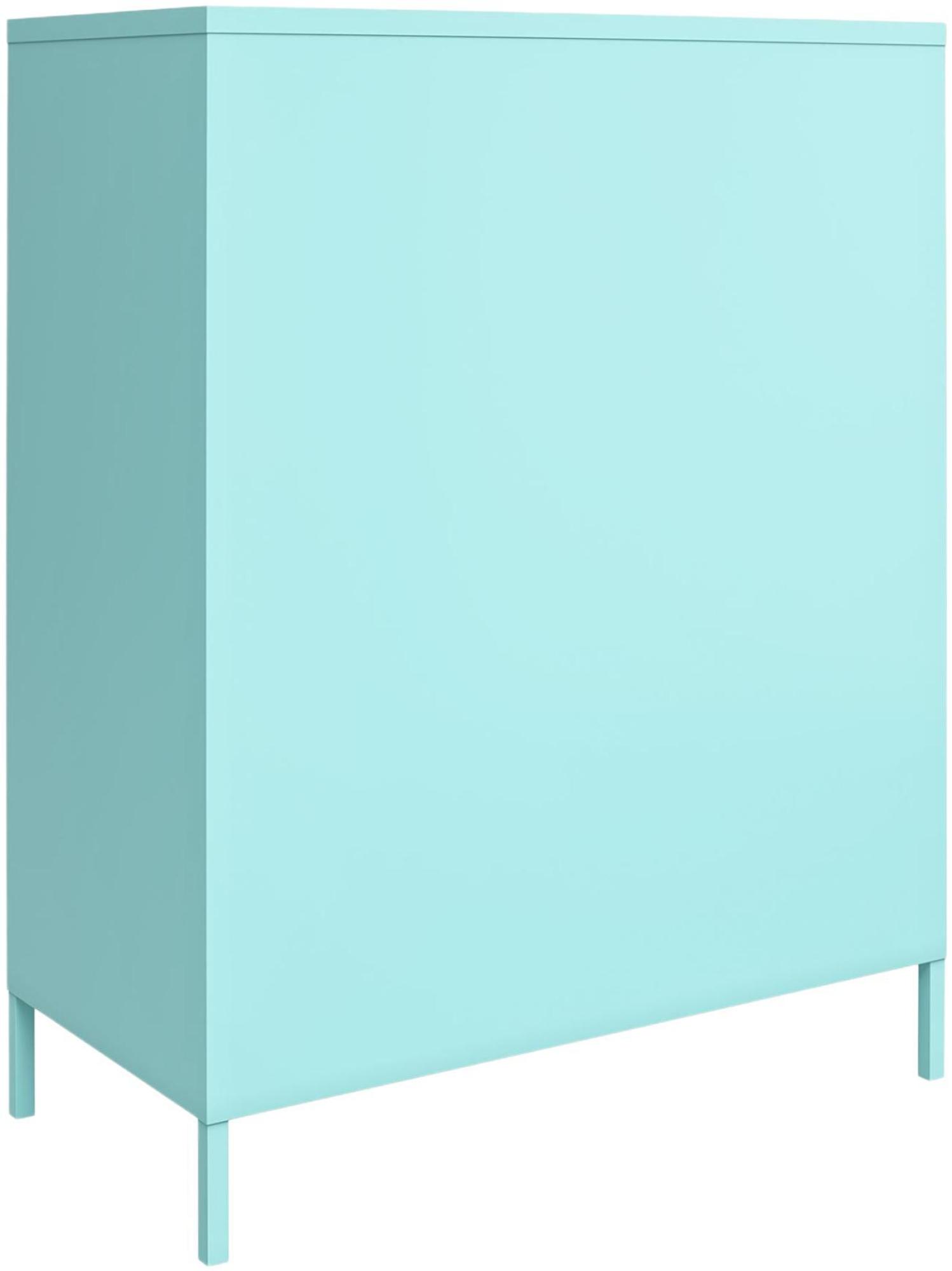 Product photograph of Alphason Novogratz Cache Mint 2 Door Locker Storage Cabinet from Choice Furniture Superstore.