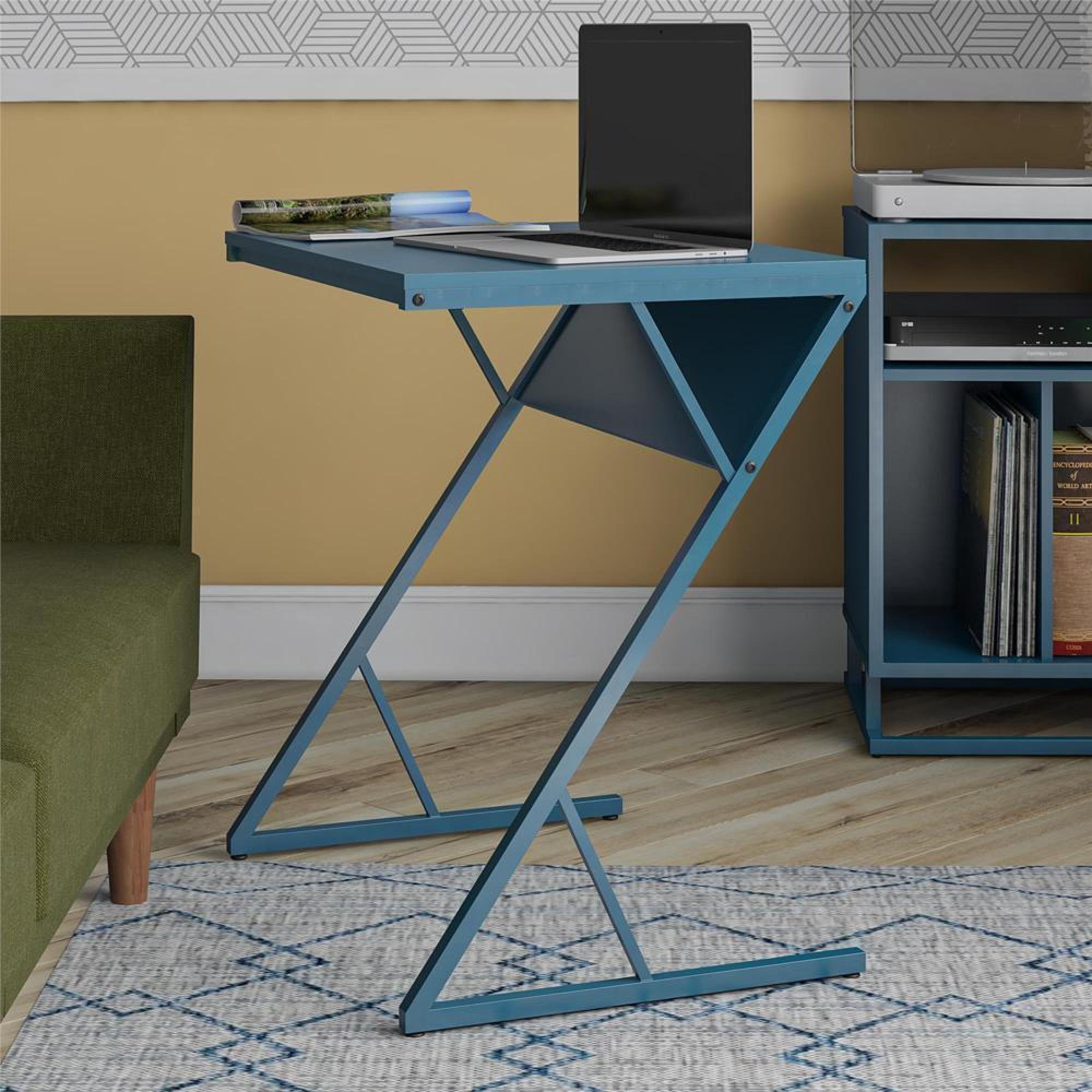 Product photograph of Alphason Novogratz Regal Blue Accent Table from Choice Furniture Superstore.