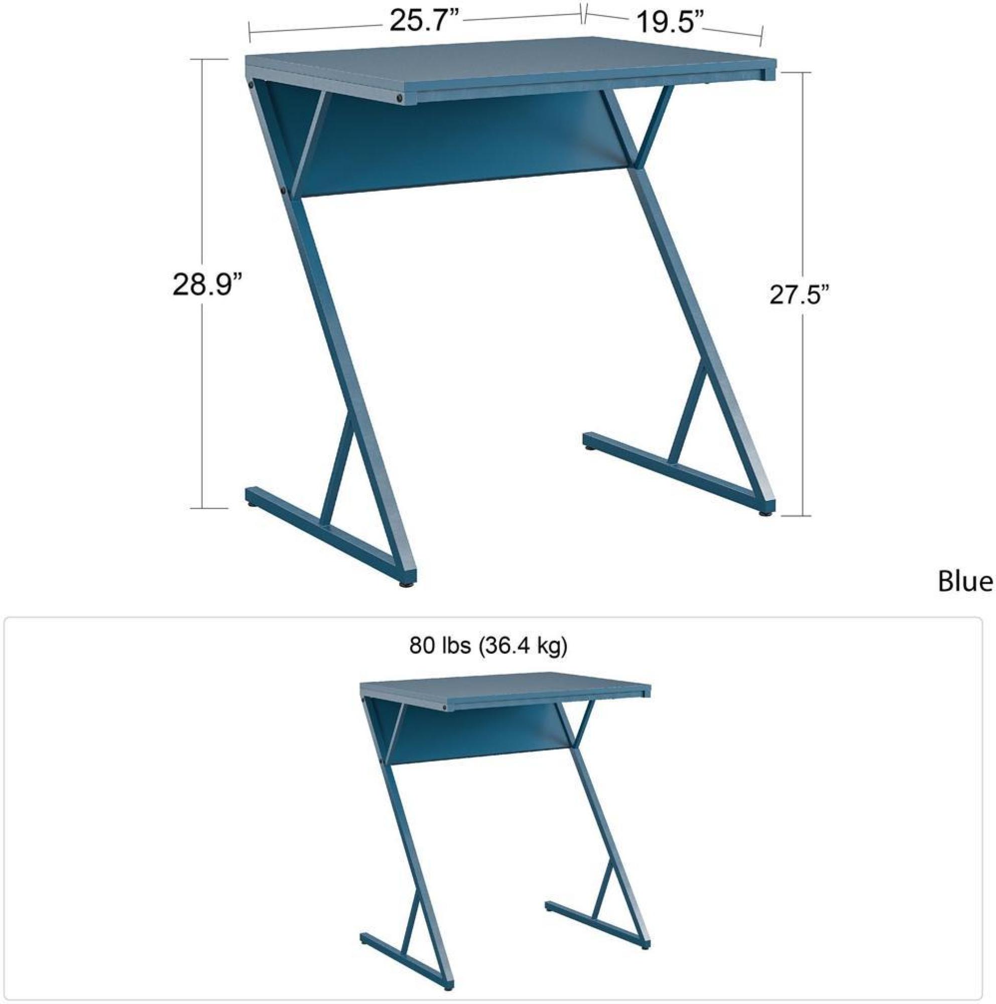 Product photograph of Alphason Novogratz Regal Blue Accent Table from Choice Furniture Superstore.