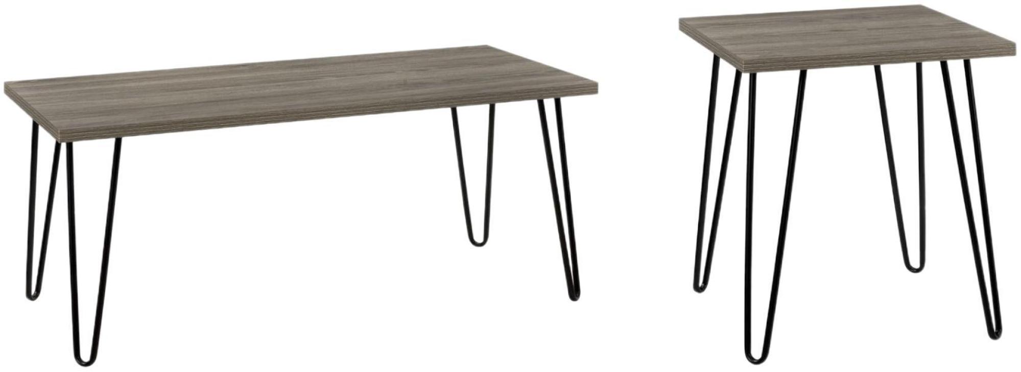 Product photograph of Alphason Owen Retro Coffee Table In Rustic Oak - 5067496comuk from Choice Furniture Superstore.