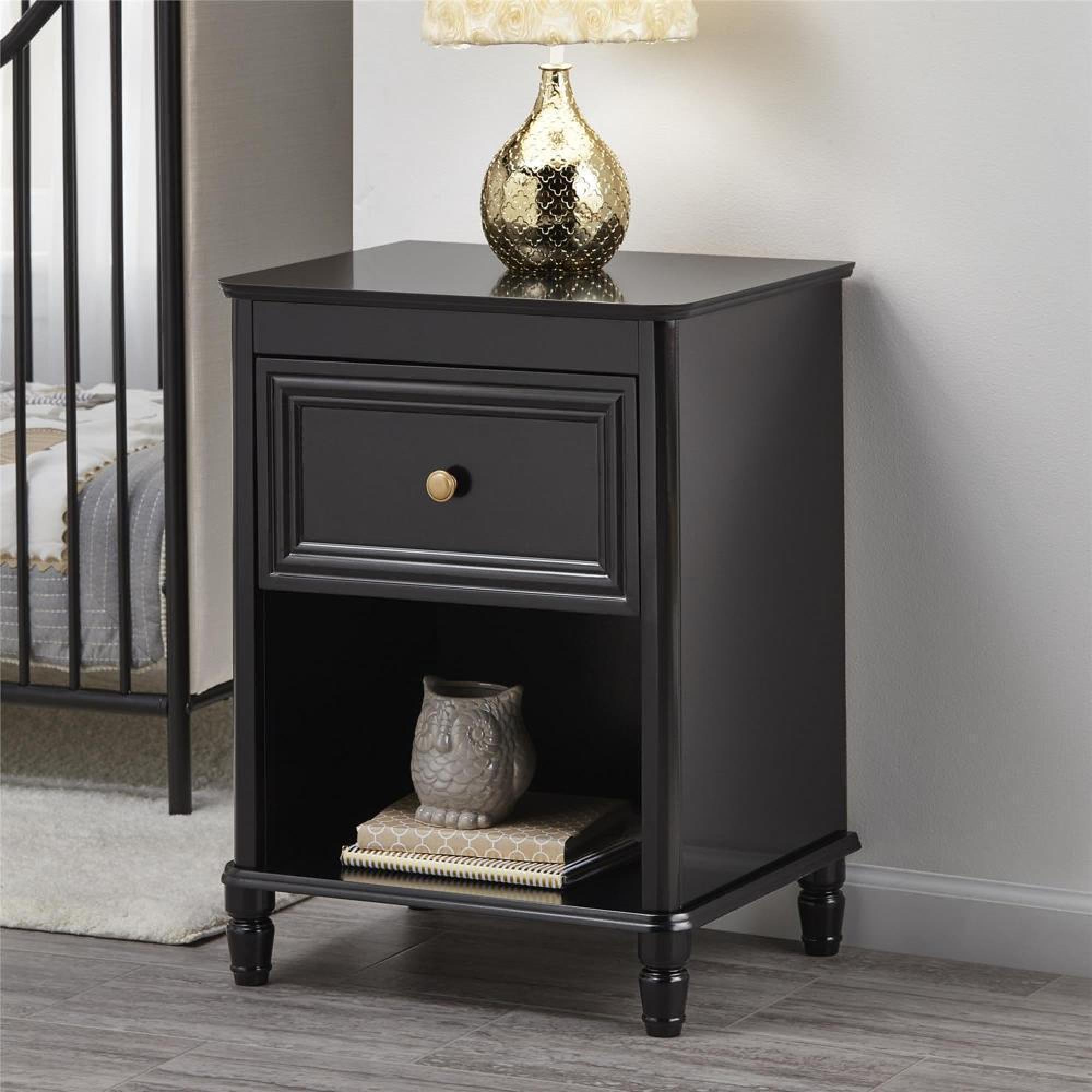 Product photograph of Alphason Piper Kids Bedside Table In Black - 6856096bruuk from Choice Furniture Superstore.