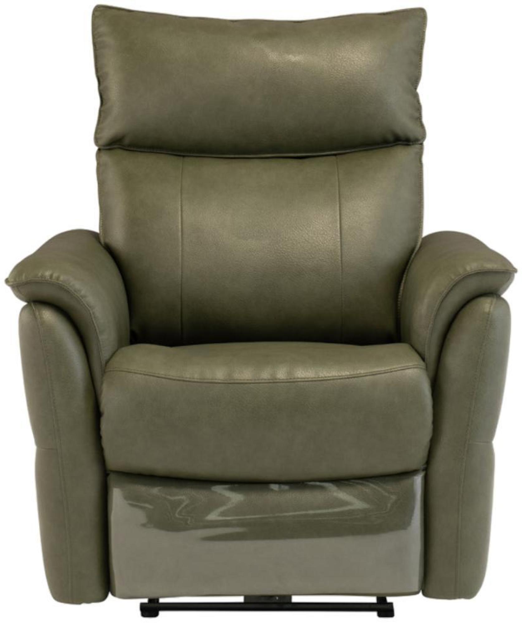 Product photograph of Cerano Vintage Green 3 Seater Electric Recliner Sofa from Choice Furniture Superstore.