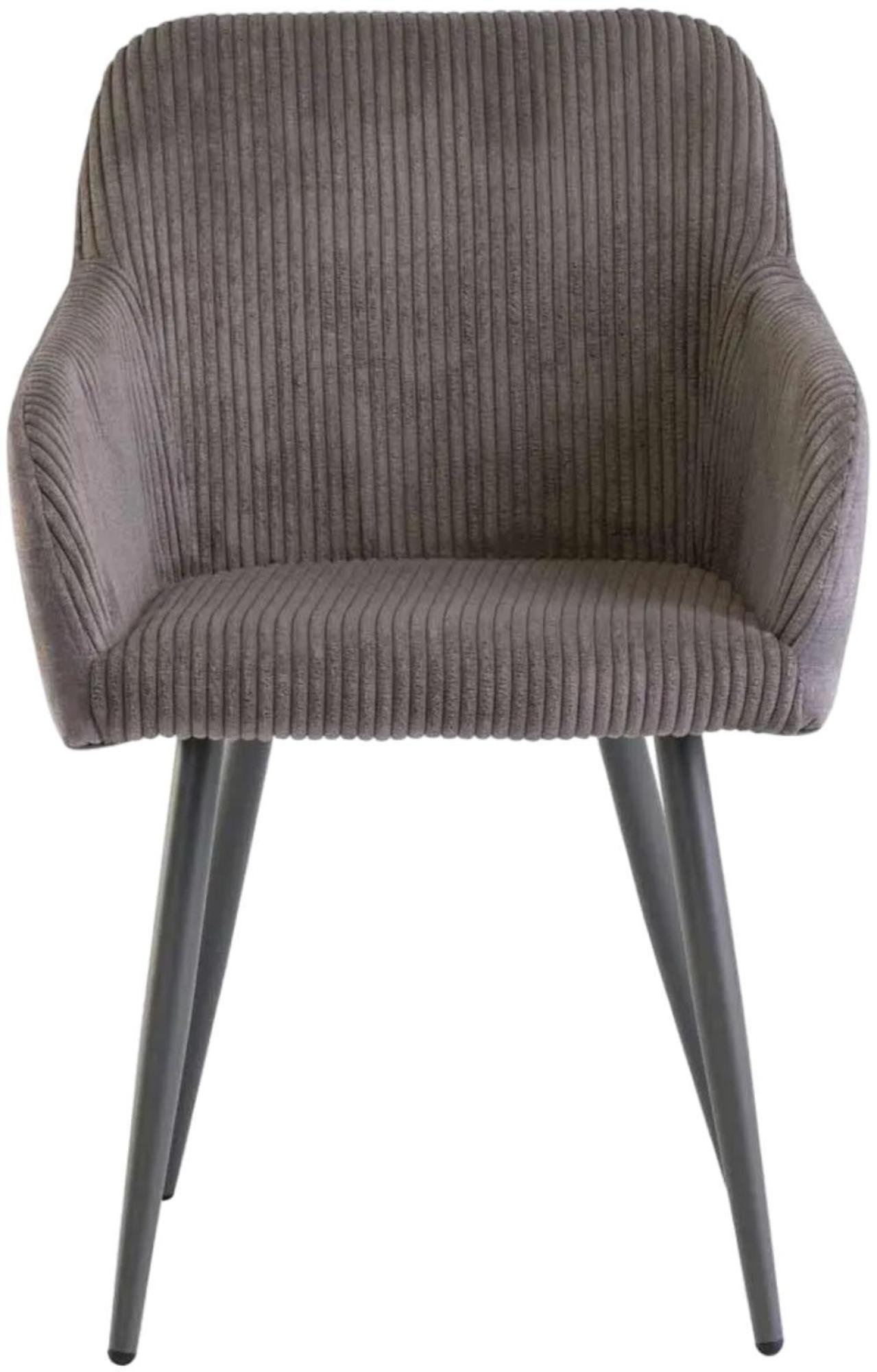 Product photograph of 2 X Gavi Brown Velvet Fabric Dining Chair from Choice Furniture Superstore.