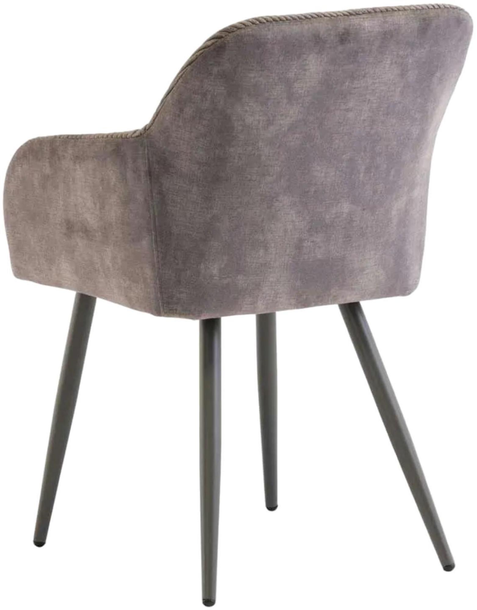 Product photograph of 2 X Gavi Brown Velvet Fabric Dining Chair from Choice Furniture Superstore.
