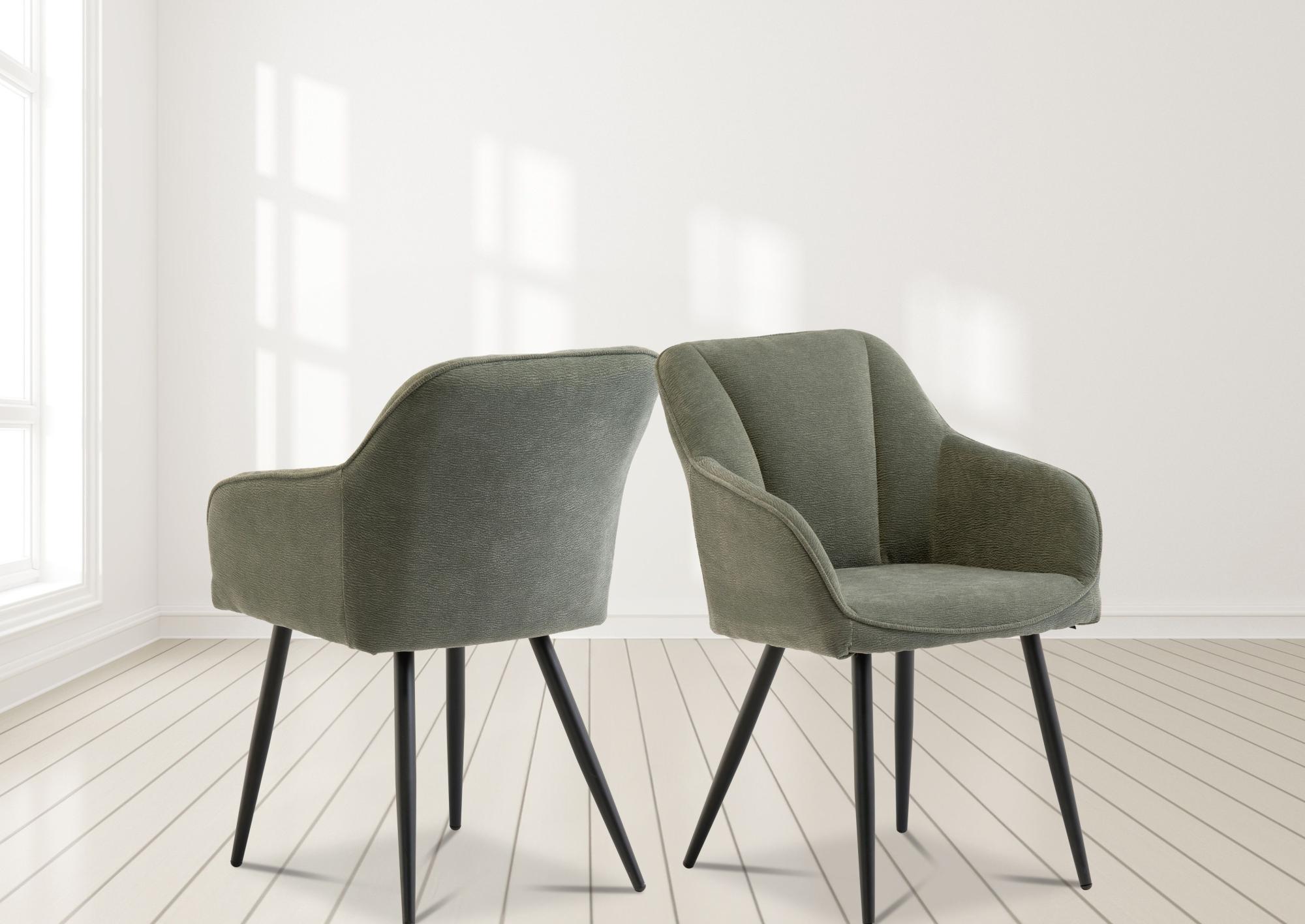 Product photograph of Hugo Mint Green Dining Chair Sold In Pairs from Choice Furniture Superstore.