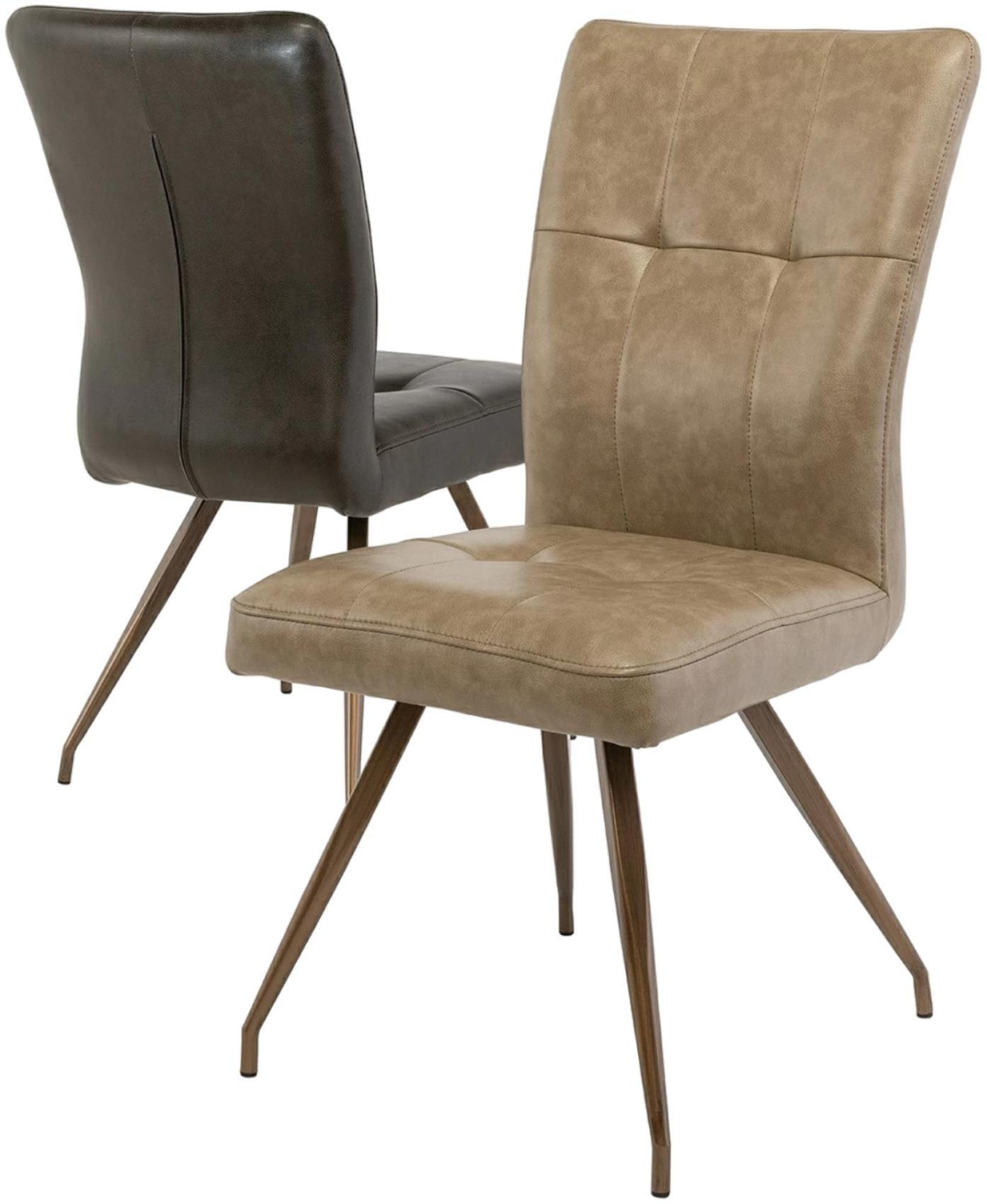 Product photograph of Kabana Dark Brown Dining Chair Sold In Pairs from Choice Furniture Superstore.