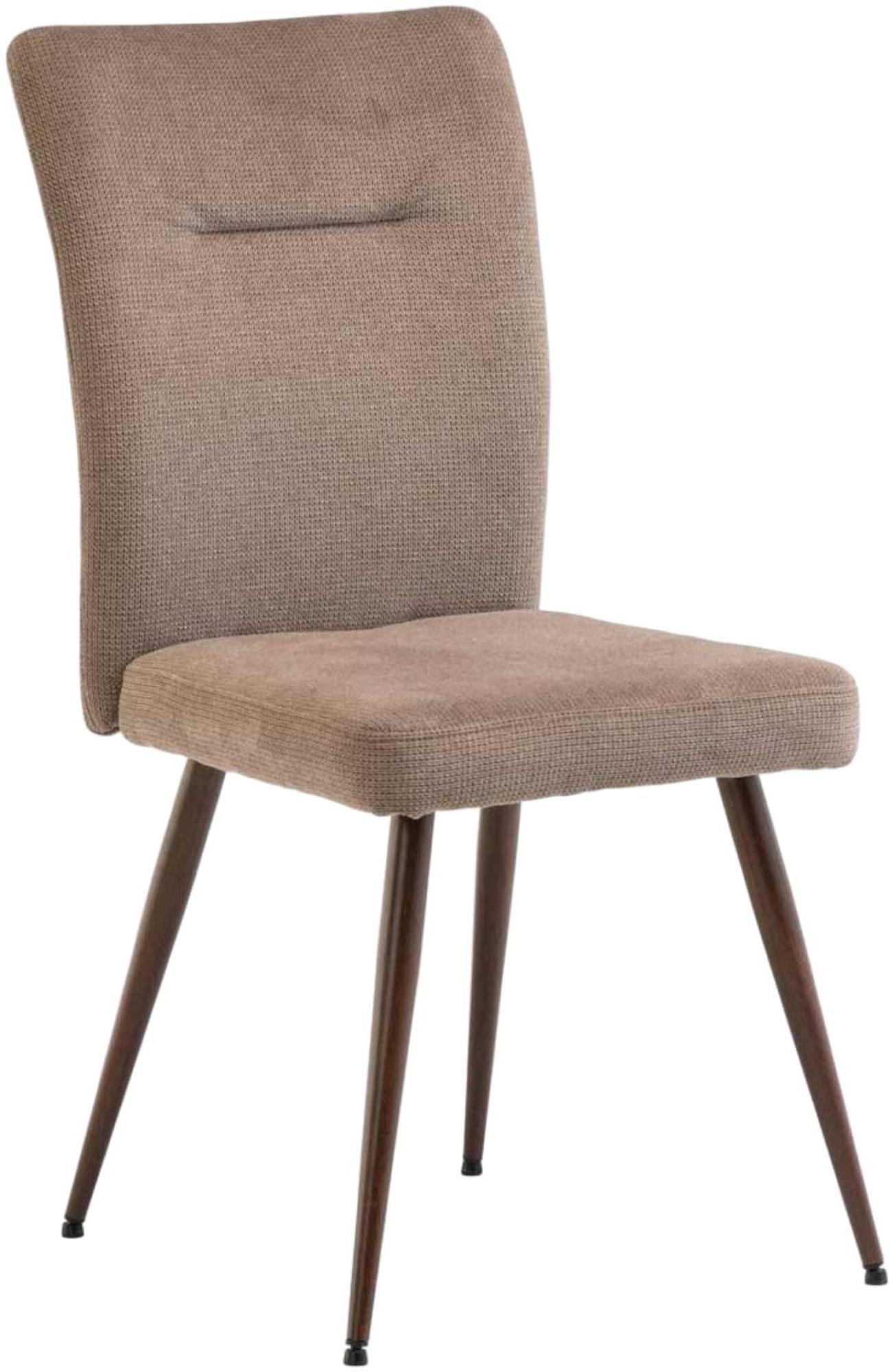 Product photograph of Murano Mocha Fabric Dining Chair Sold In Pairs from Choice Furniture Superstore.