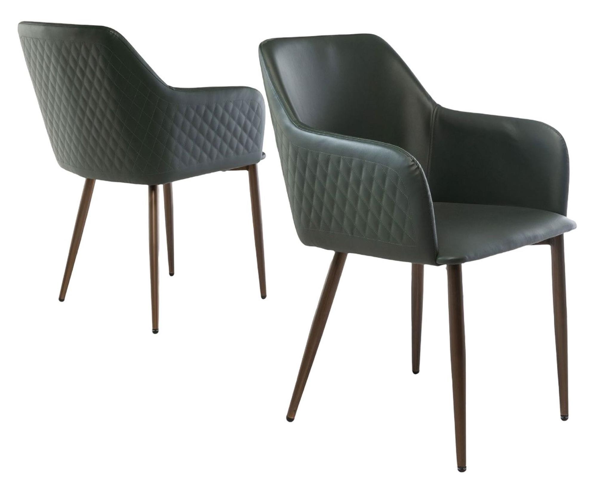 Product photograph of Regency Dark Green Dining Chair Sold In Pairs from Choice Furniture Superstore.