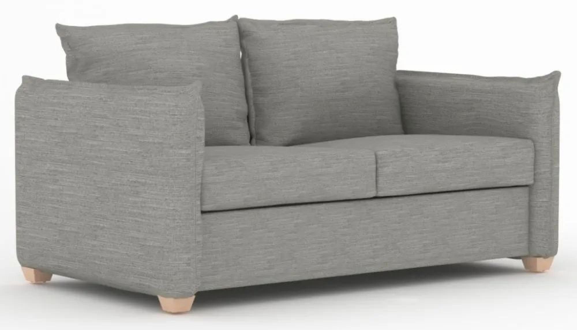 Product photograph of Oliver Dalton Steel Fabric 2 Seater Sofa Bed from Choice Furniture Superstore.