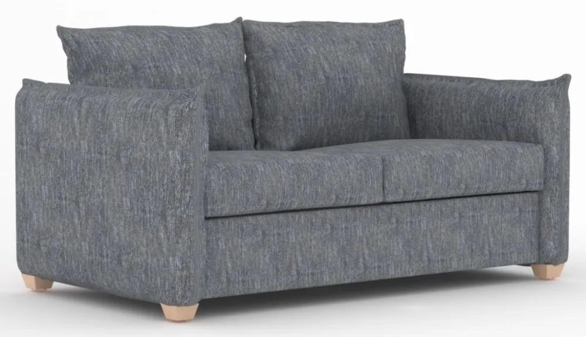 Product photograph of Oliver Piero Thunderstorm Fabric 2 Seater Sofa Bed from Choice Furniture Superstore.