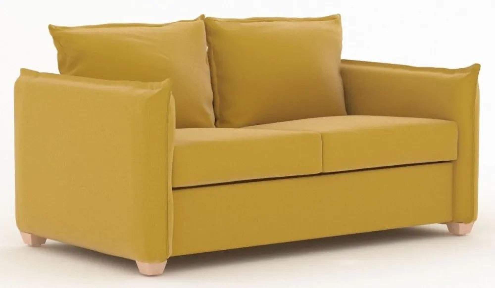 Product photograph of Oliver Sunningdale Saffron Fabric 2 Seater Sofa Bed from Choice Furniture Superstore.