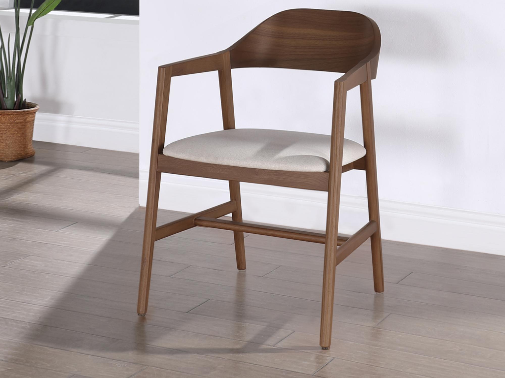 Product photograph of Carrington Walnut Carver Dining Chair Sold In Pairs from Choice Furniture Superstore.