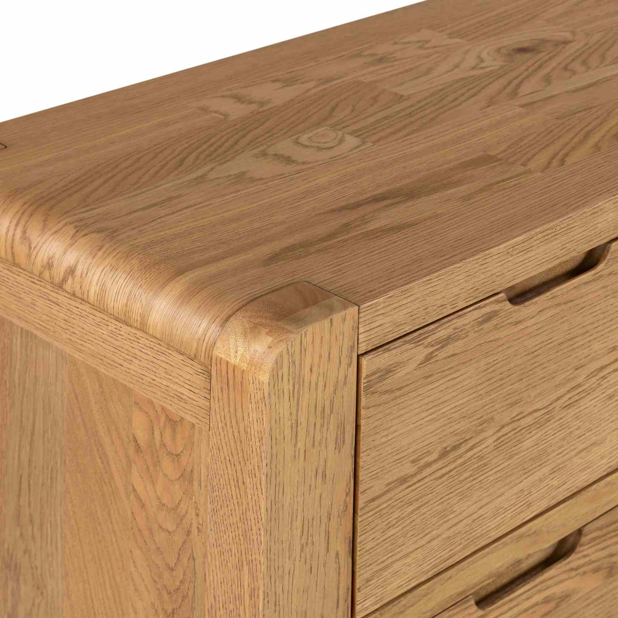 Product photograph of Bergen Oak 2 3 Drawer Chest from Choice Furniture Superstore.