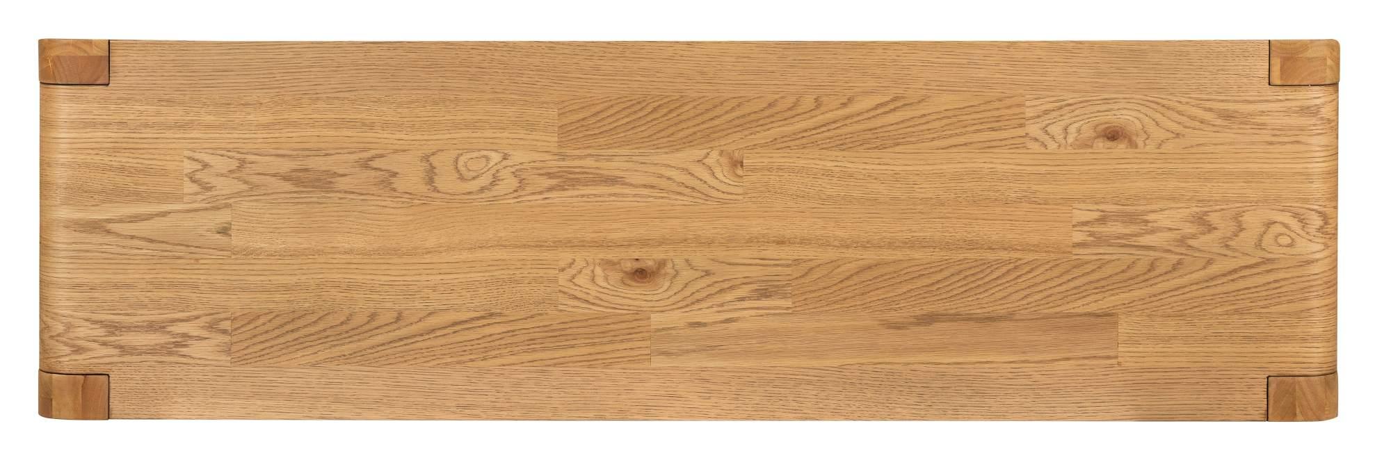 Product photograph of Bergen Oak 4 3 Drawer Chest from Choice Furniture Superstore.