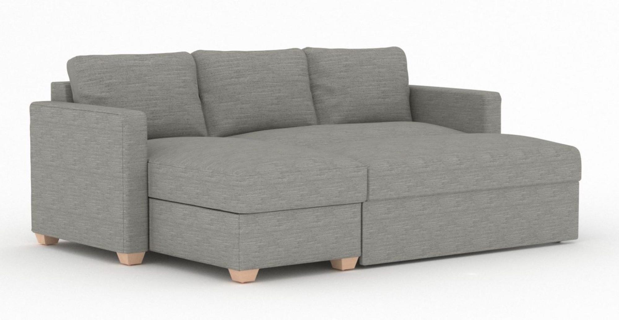 Product photograph of Oscar Dalton Steel Fabric Corner Sofa Bed from Choice Furniture Superstore.