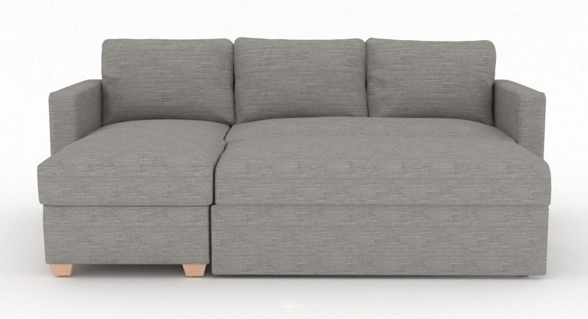 Product photograph of Oscar Dalton Steel Fabric Corner Sofa Bed from Choice Furniture Superstore.