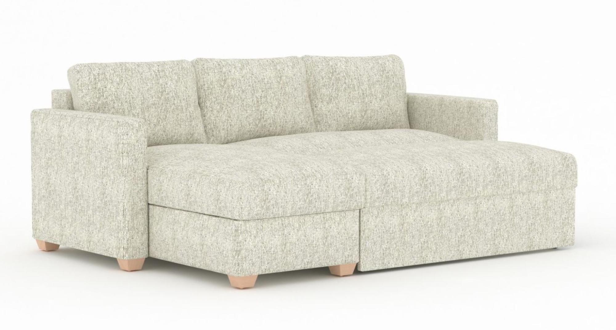 Product photograph of Oscar Piero Spring Fabric Corner Sofa Bed from Choice Furniture Superstore.