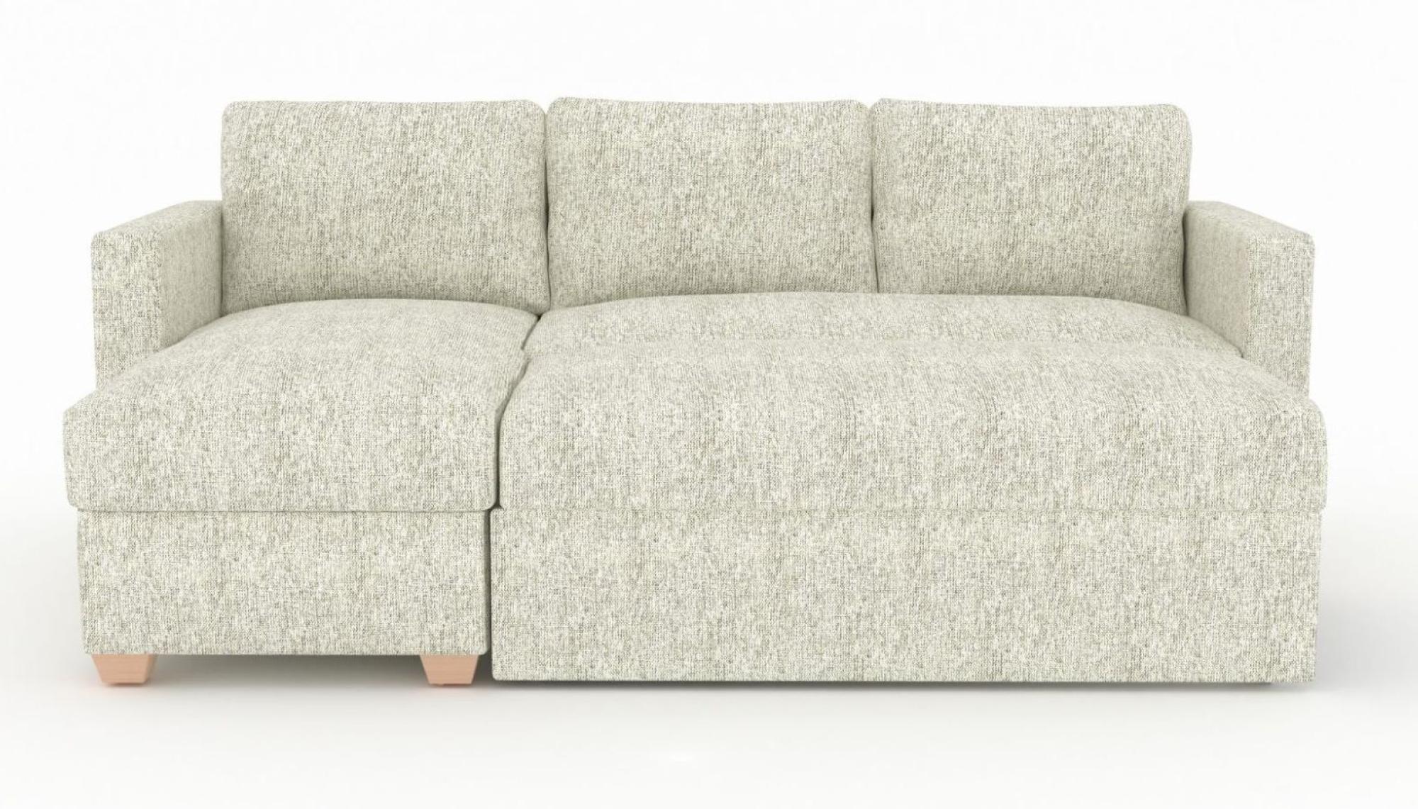 Product photograph of Oscar Piero Spring Fabric Corner Sofa Bed from Choice Furniture Superstore.