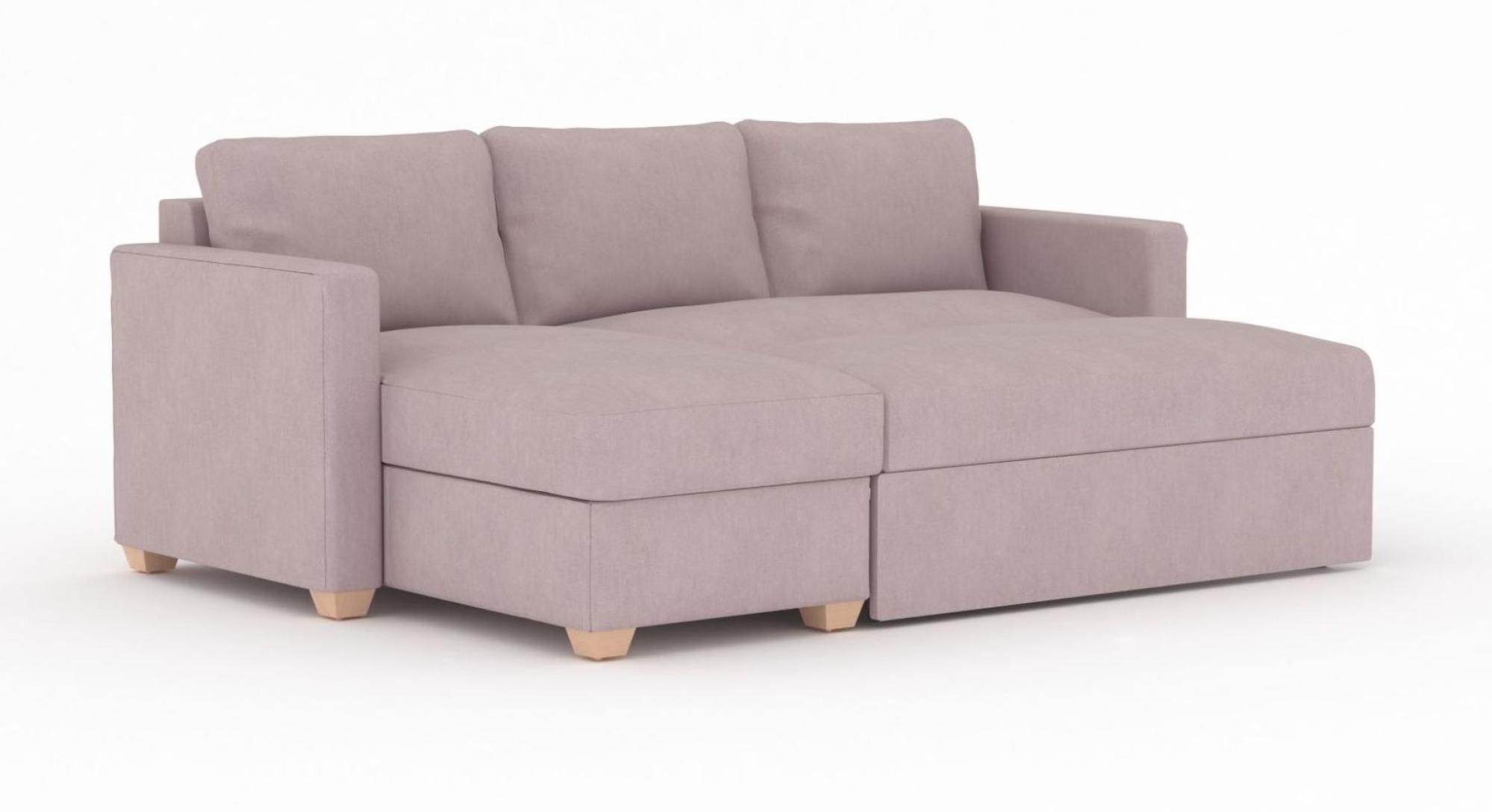 Product photograph of Oscar Sunningdale Heather Fabric Corner Sofa Bed from Choice Furniture Superstore.