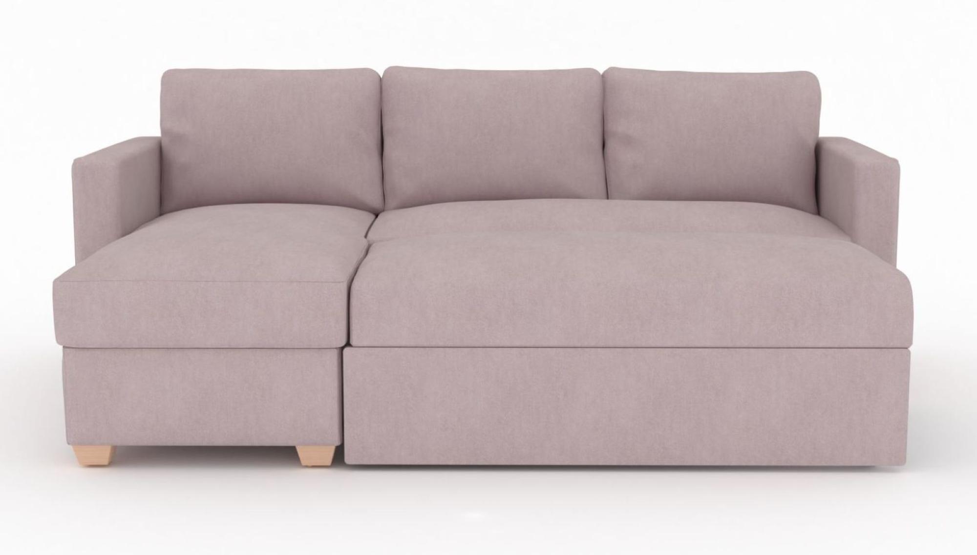 Product photograph of Oscar Sunningdale Heather Fabric Corner Sofa Bed from Choice Furniture Superstore.