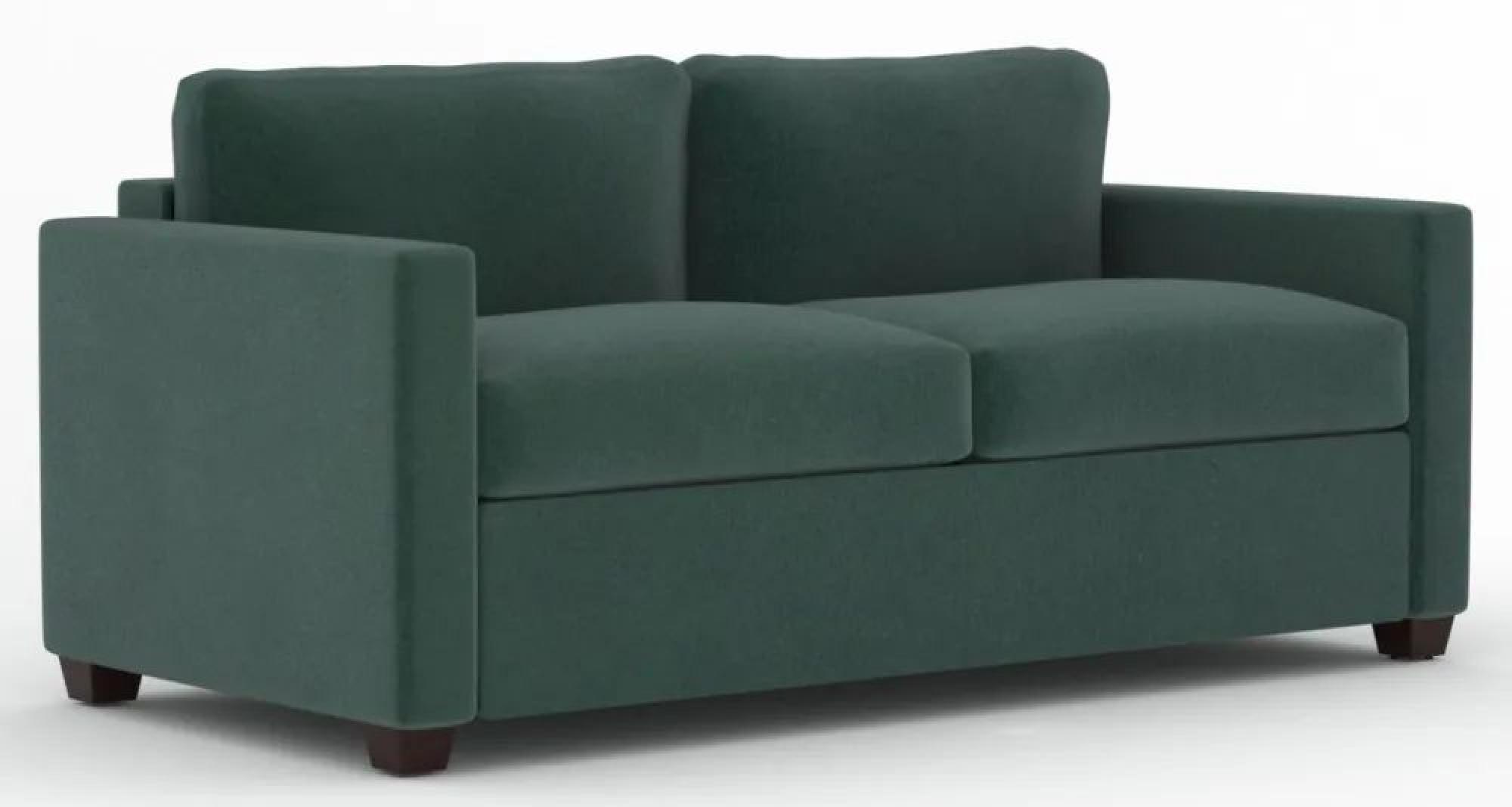 Product photograph of Elliot Sunningdale Bottle Green Fabric 2 Seater Sofa Bed from Choice Furniture Superstore.