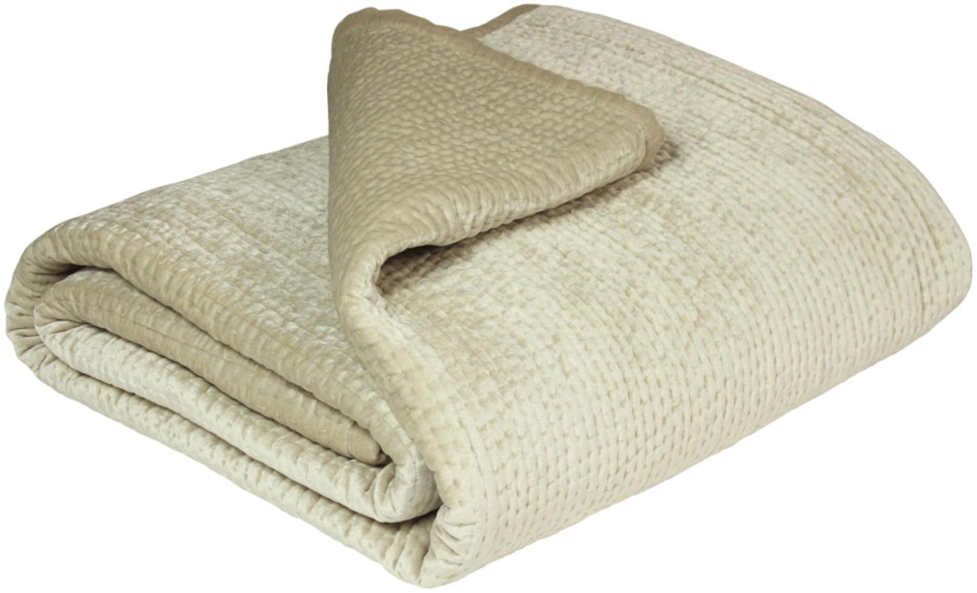 Product photograph of Brooklands Champagne Bedspread from Choice Furniture Superstore.