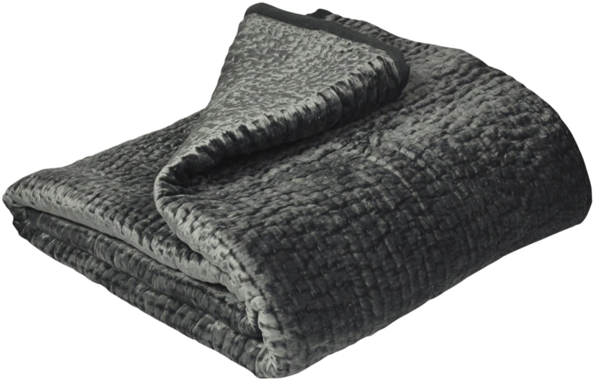 Product photograph of Brooklands Graphite Bedspread from Choice Furniture Superstore.