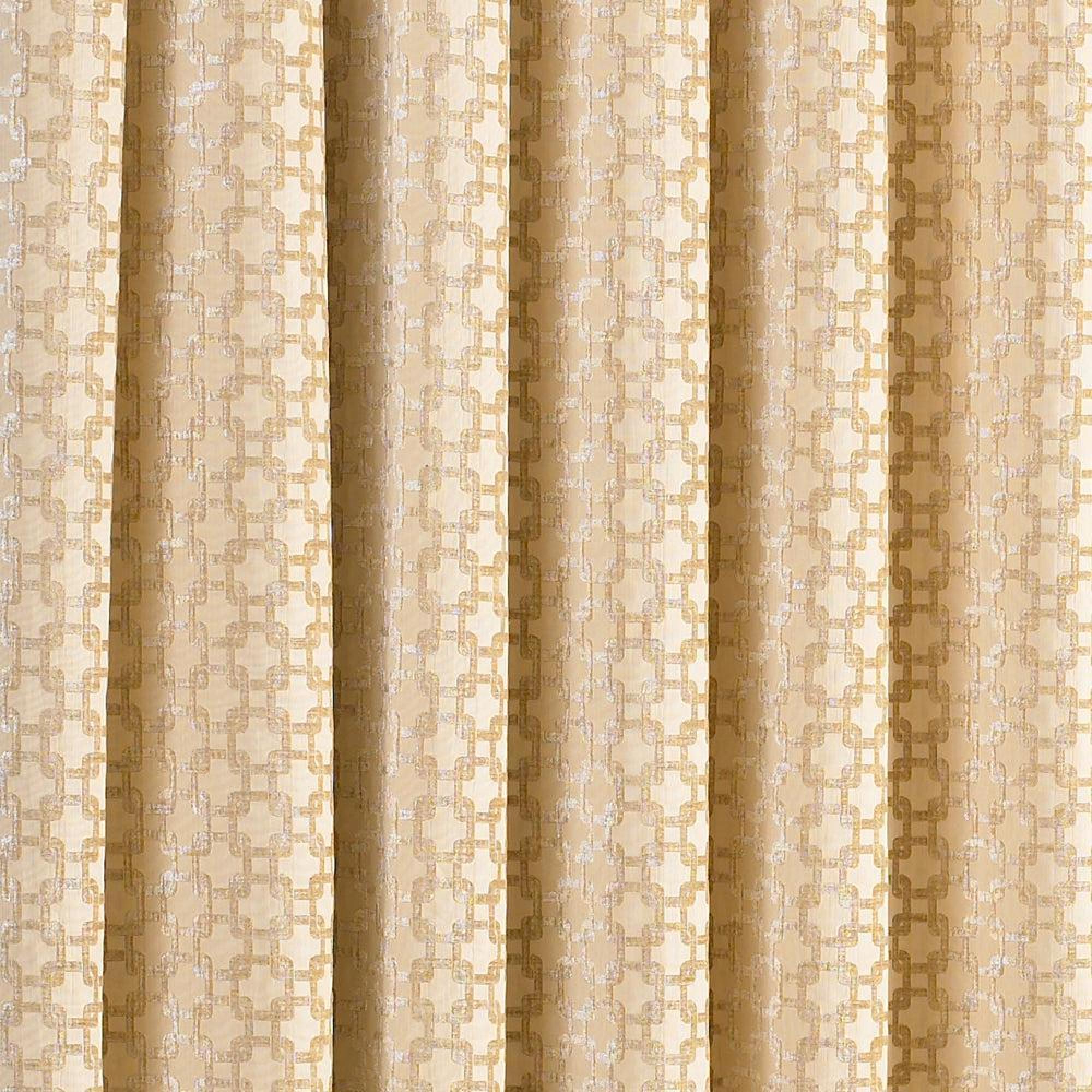 Product photograph of Belmont Beige Chenille Jacquard Eyelet Curtains from Choice Furniture Superstore.