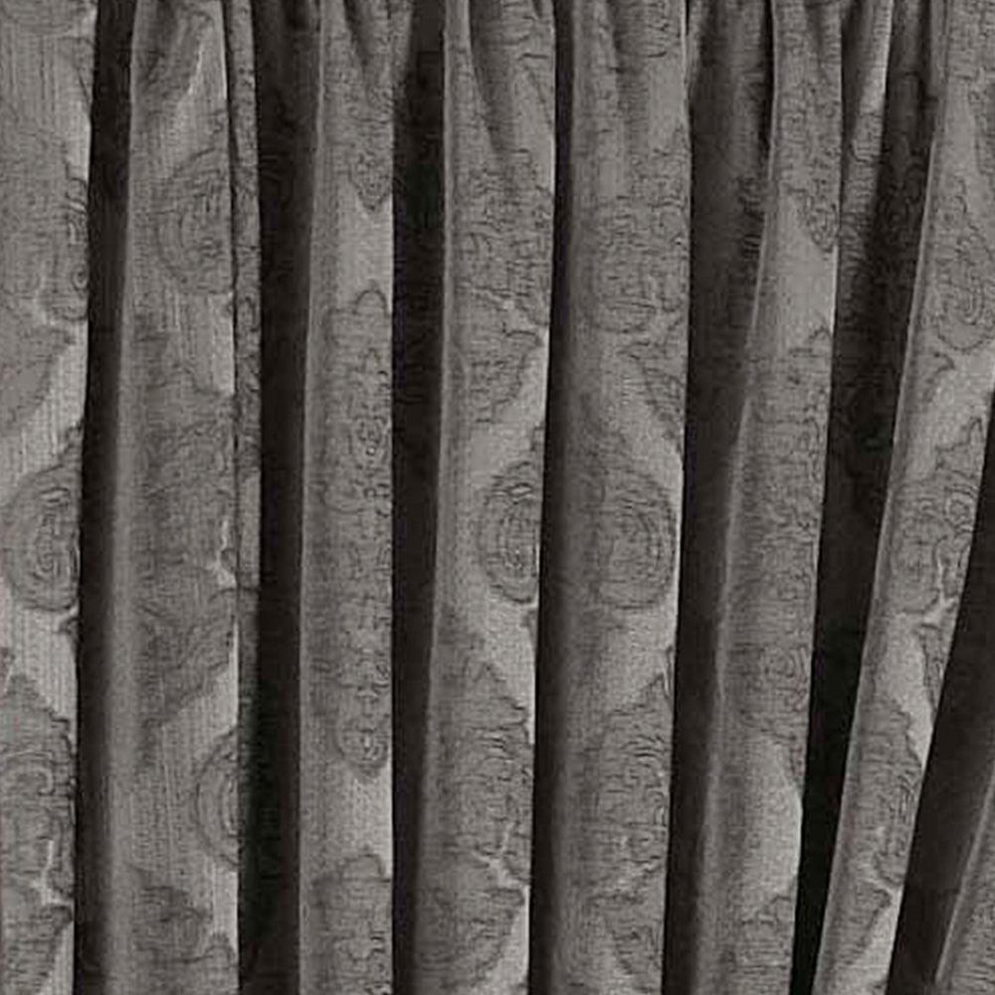 Product photograph of Winchester Mocha Jacquard Pencil Pleat Curtains from Choice Furniture Superstore.