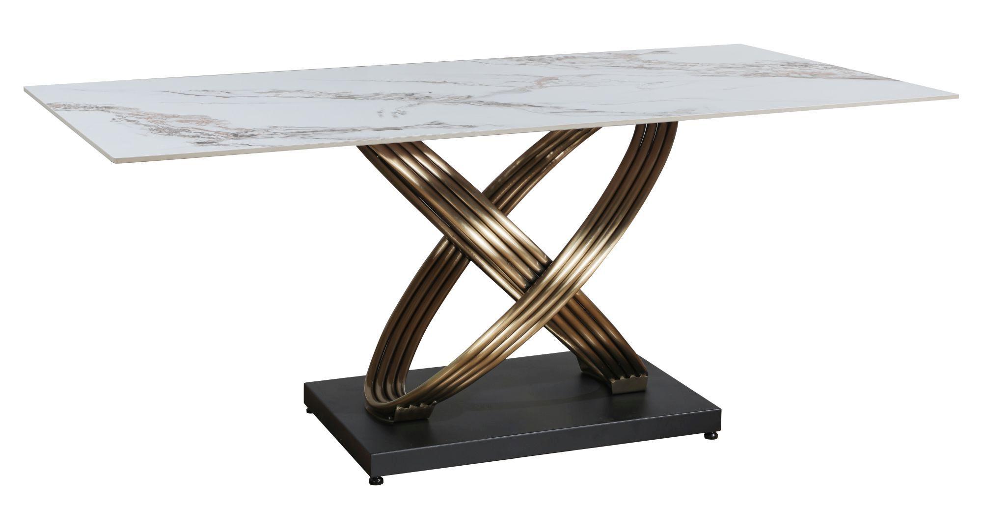 Product photograph of Methow Grey Ceramic 6 Seater Dining Table from Choice Furniture Superstore.
