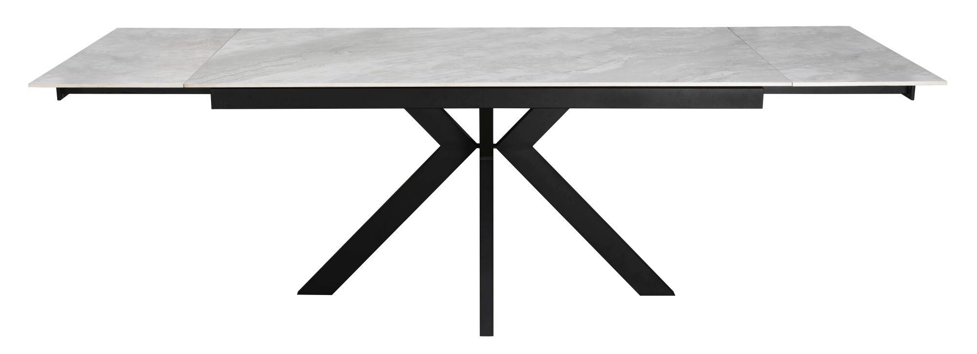 Product photograph of Montura Pearla Grey Ceramic 6-8 Seater Extending Dining Table from Choice Furniture Superstore.