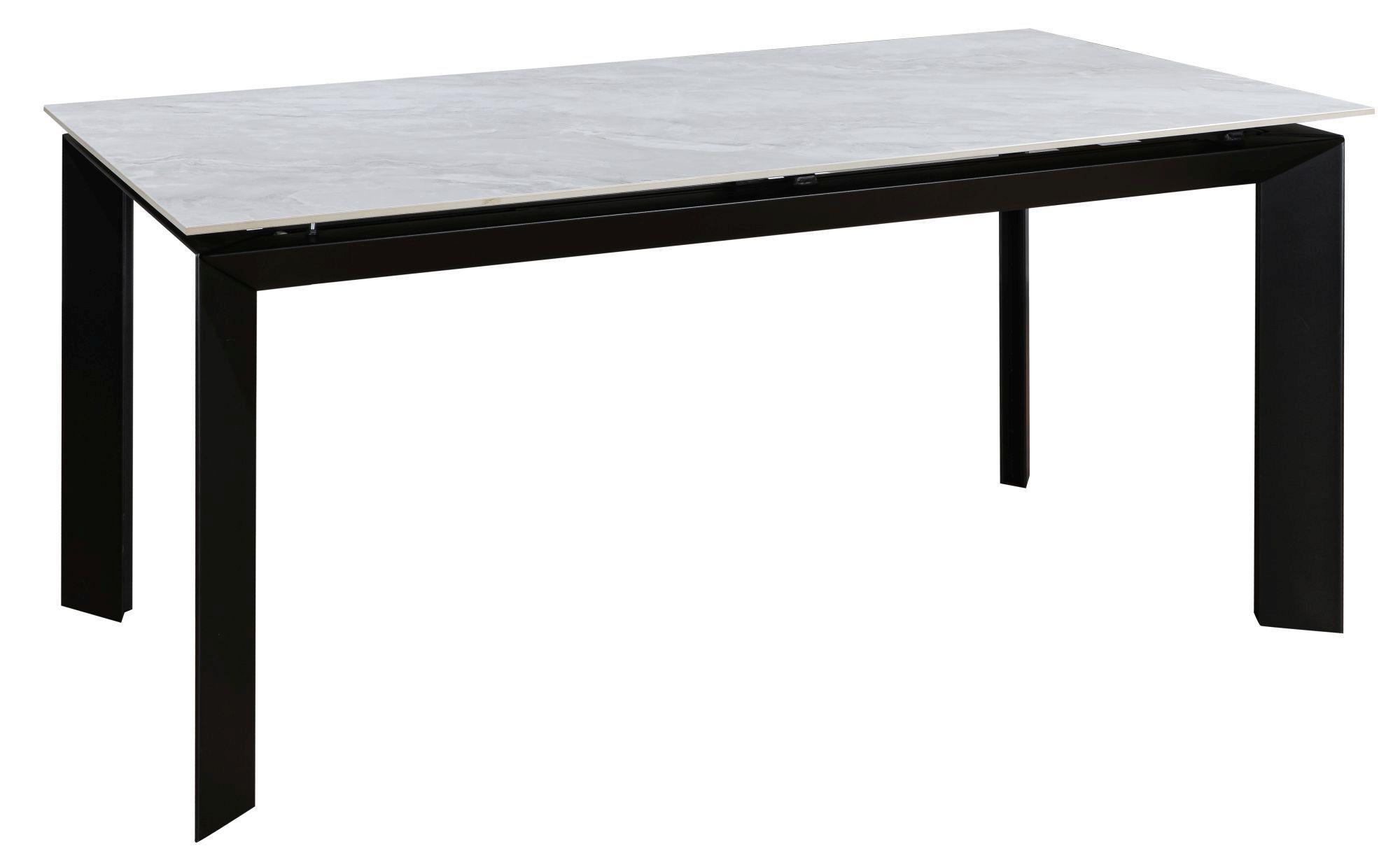 Product photograph of Ankeny Pearla Grey Ceramic 6-8 Seater Extending Dining Table from Choice Furniture Superstore.